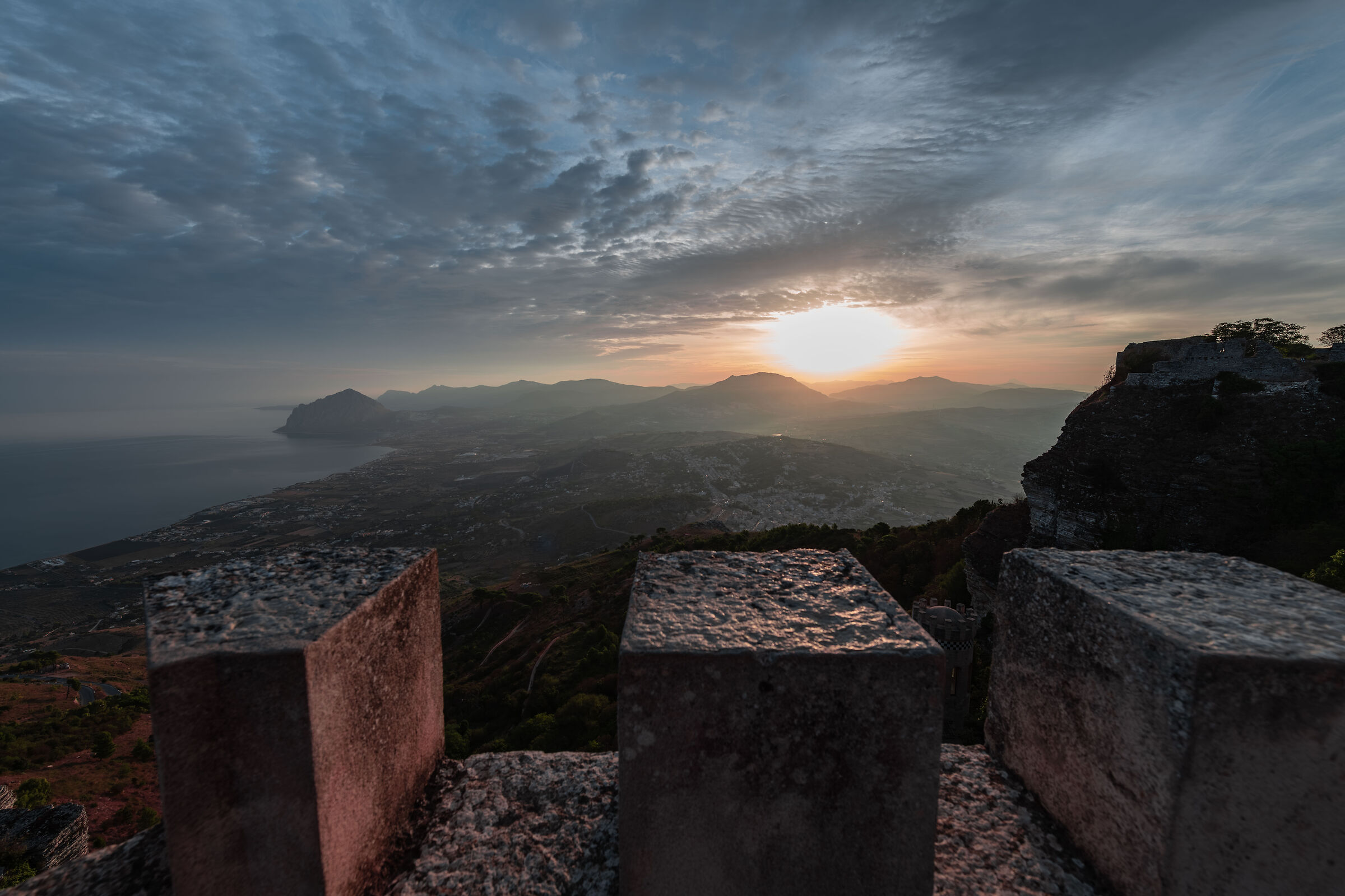Alba vista da Erice vetta (tp)