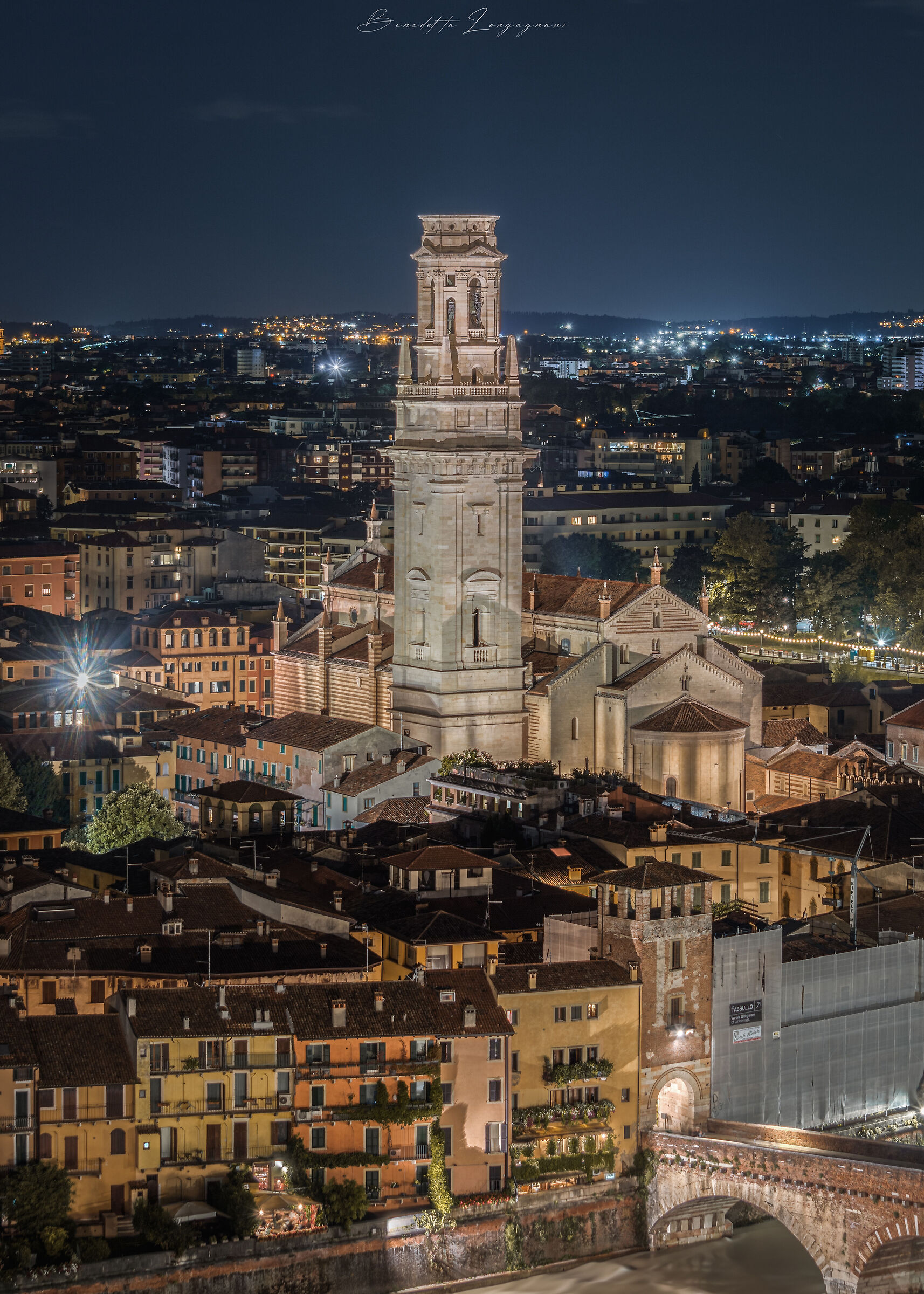 Verona Cathedral seen from above