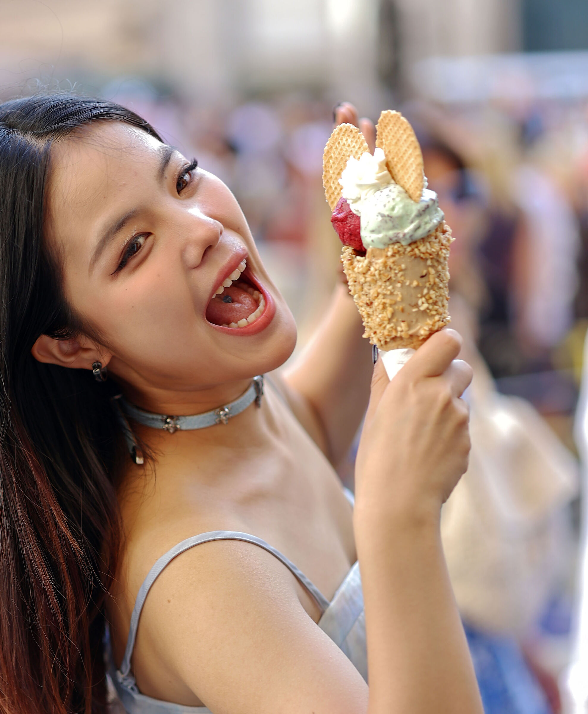 Appena mi ha visto...