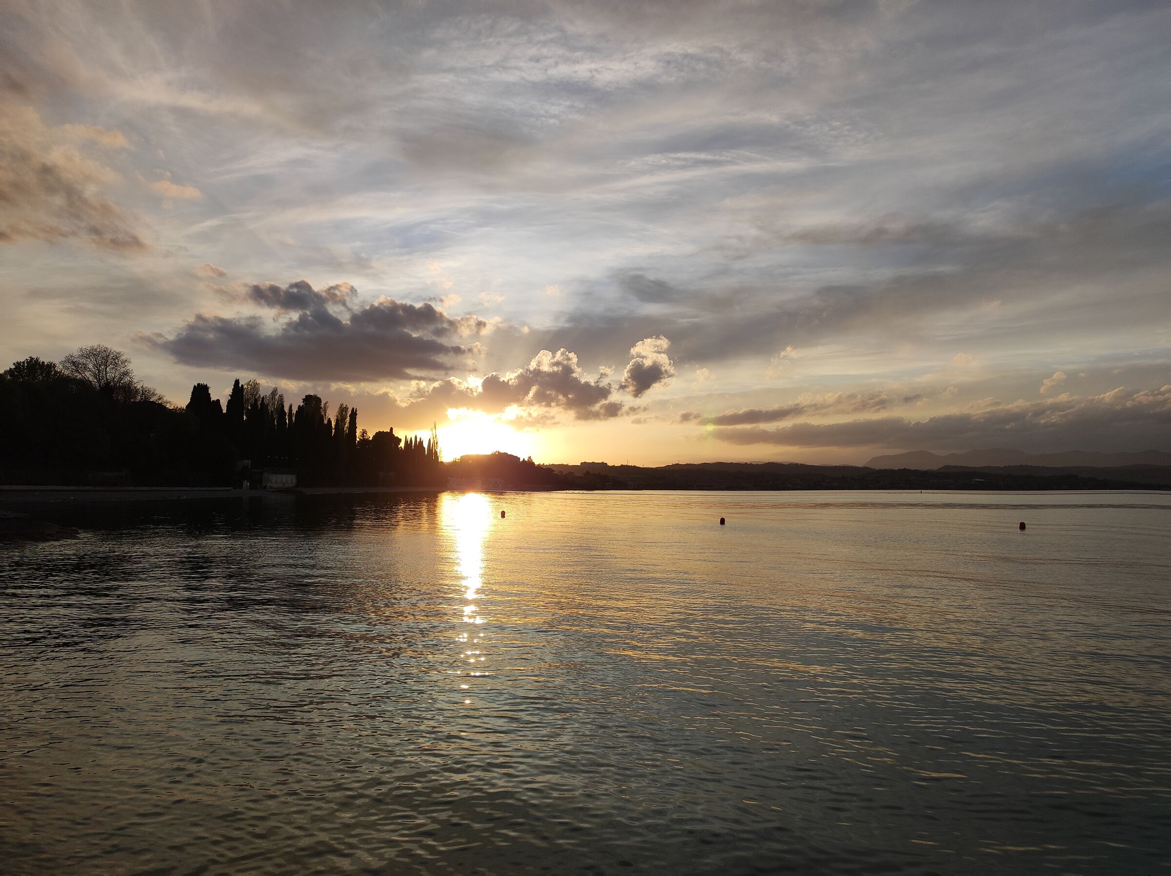 Sunset over Lake Garda