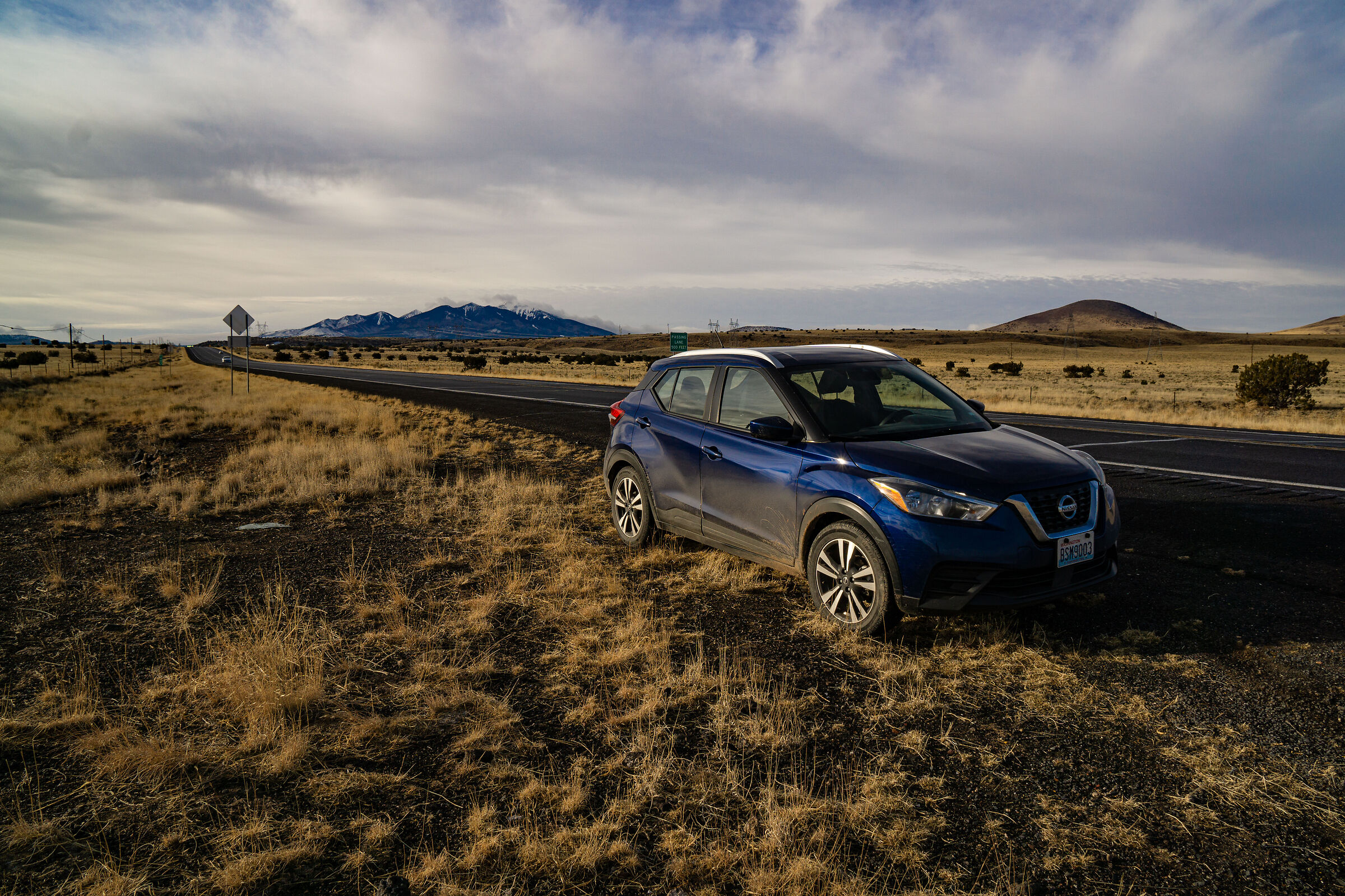 Nissan on the road [Arizona]