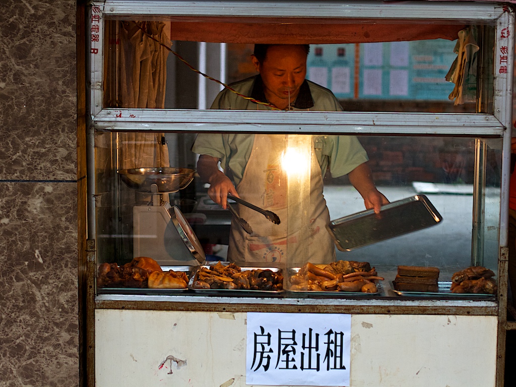 Gastronomia a Chengdu, di sera