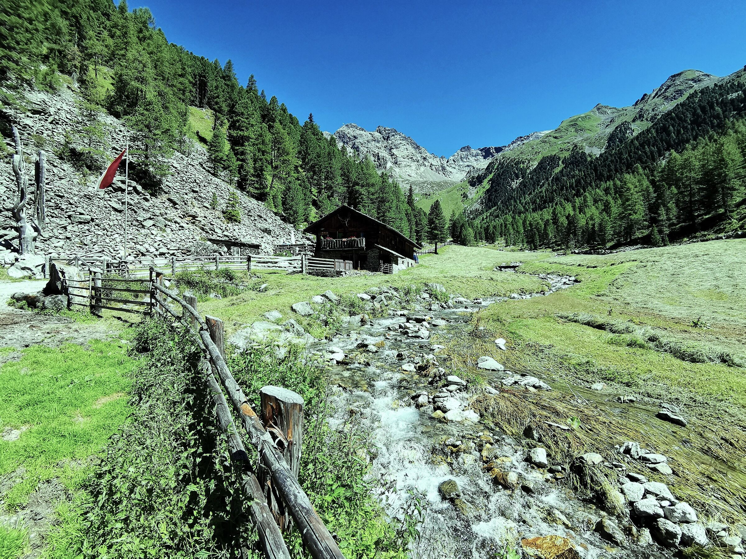 Malga Gruberolm above Rio Molino.