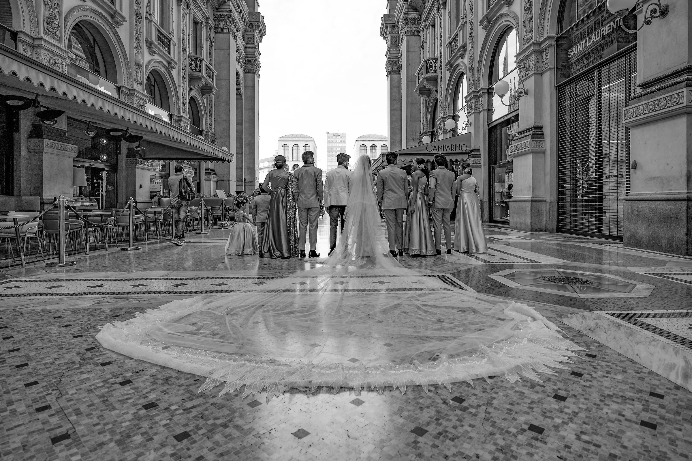Wedding in the gallery