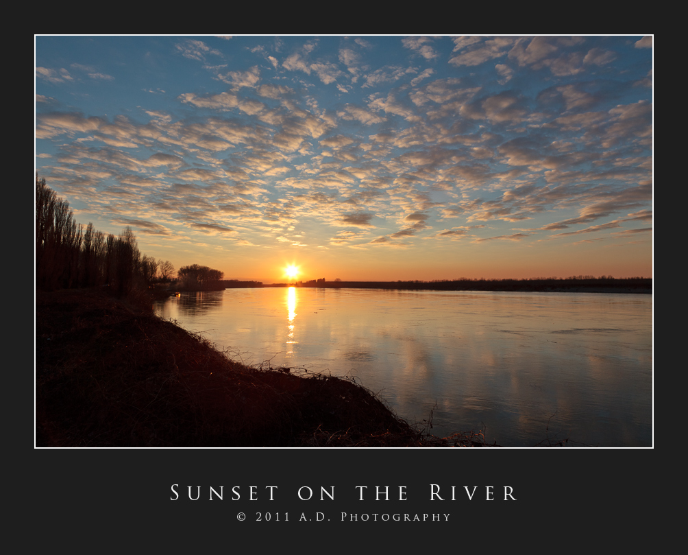 Sunset on the River