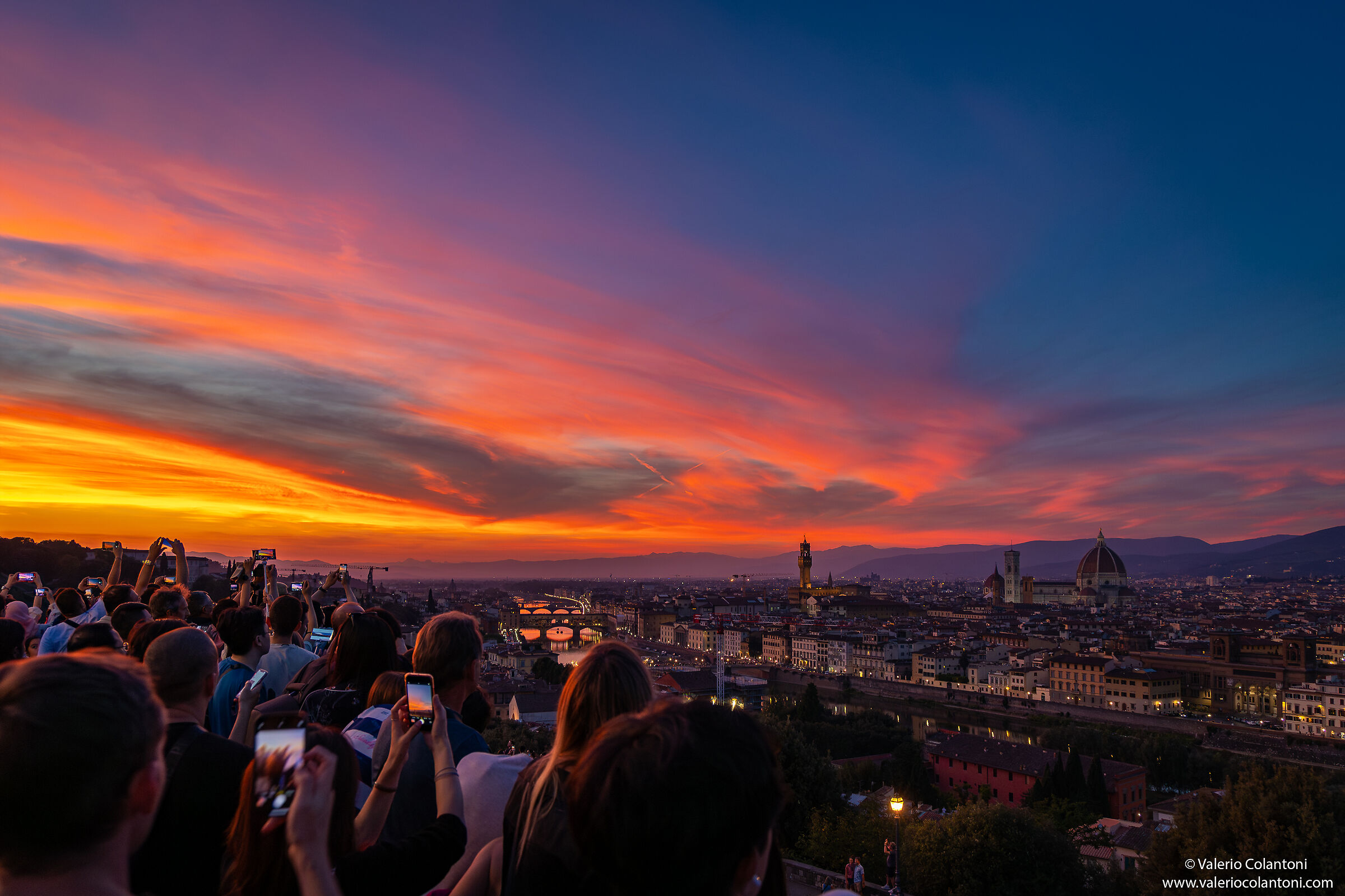 Super sunset in Florence...