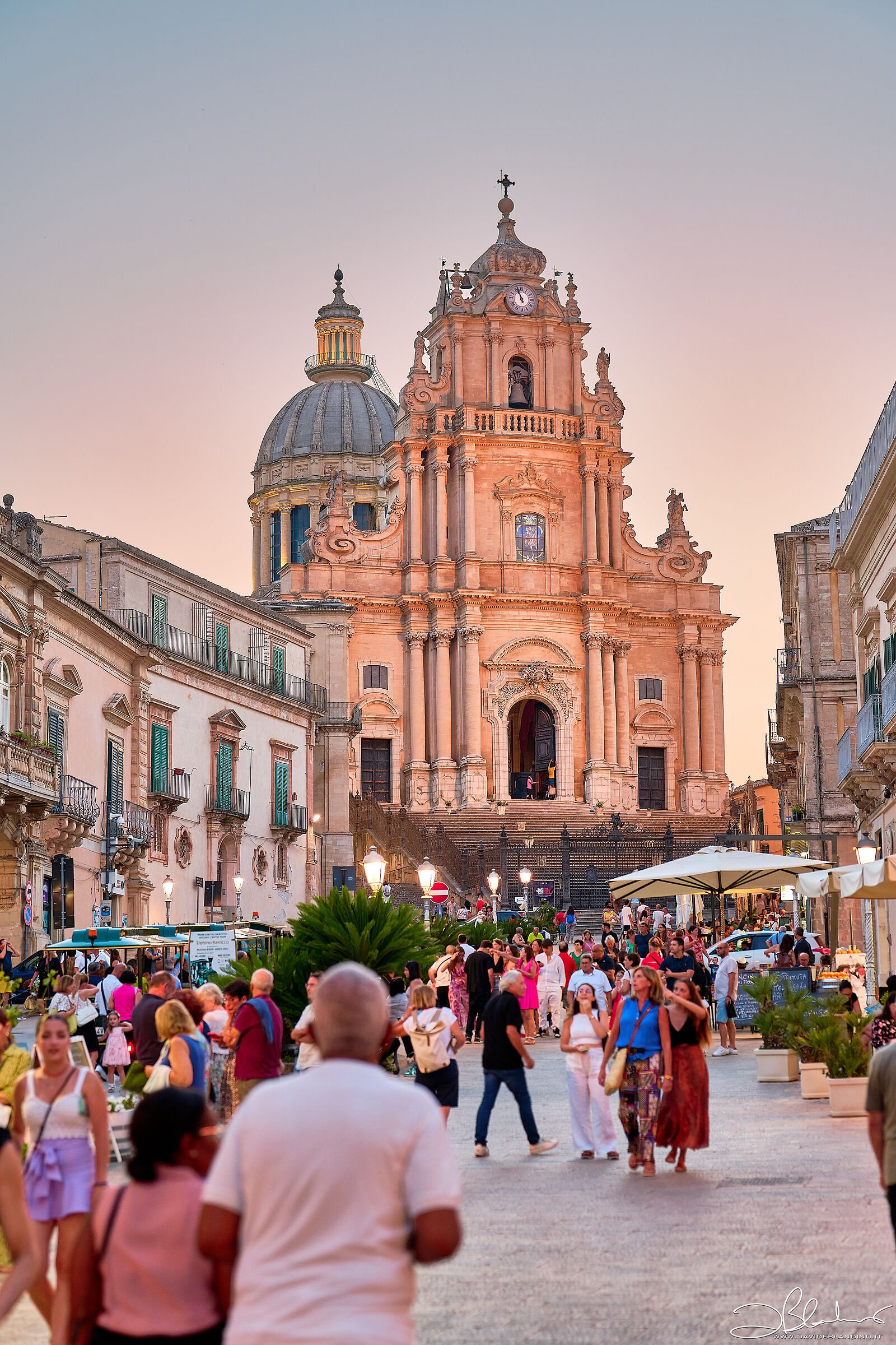 San Giorgio, Ragusa. Tramonto.