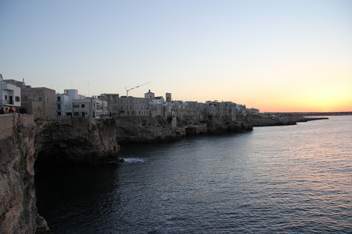 polignano at sunset