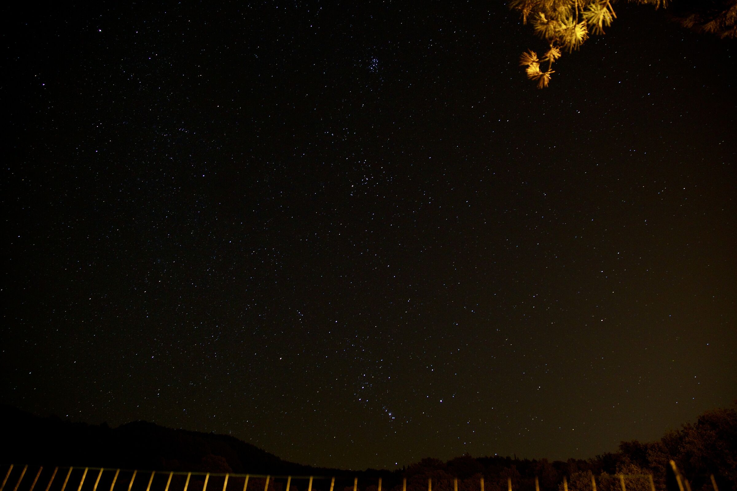 Orion, Taurus and Pleiades. Who knows, if Betelgeuse has exp...