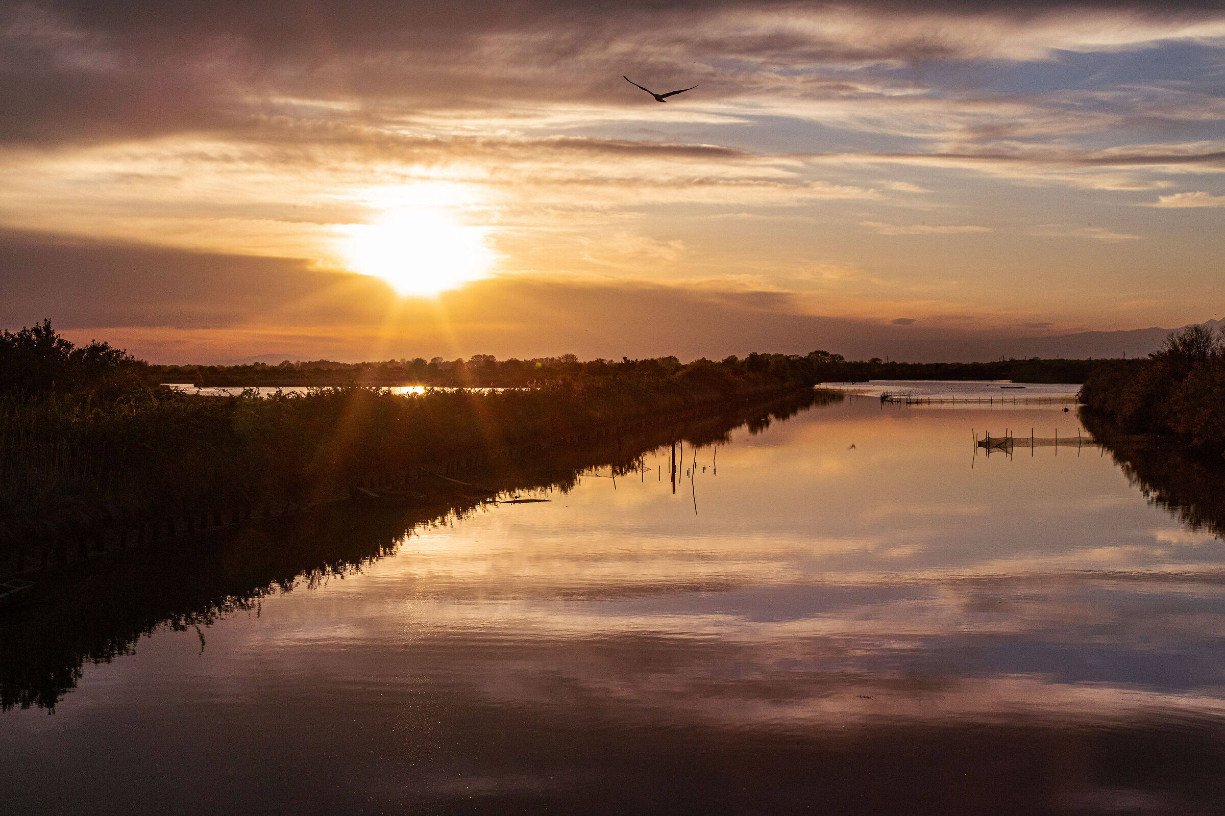 Valcanale al tramonto, Marano Lagunare