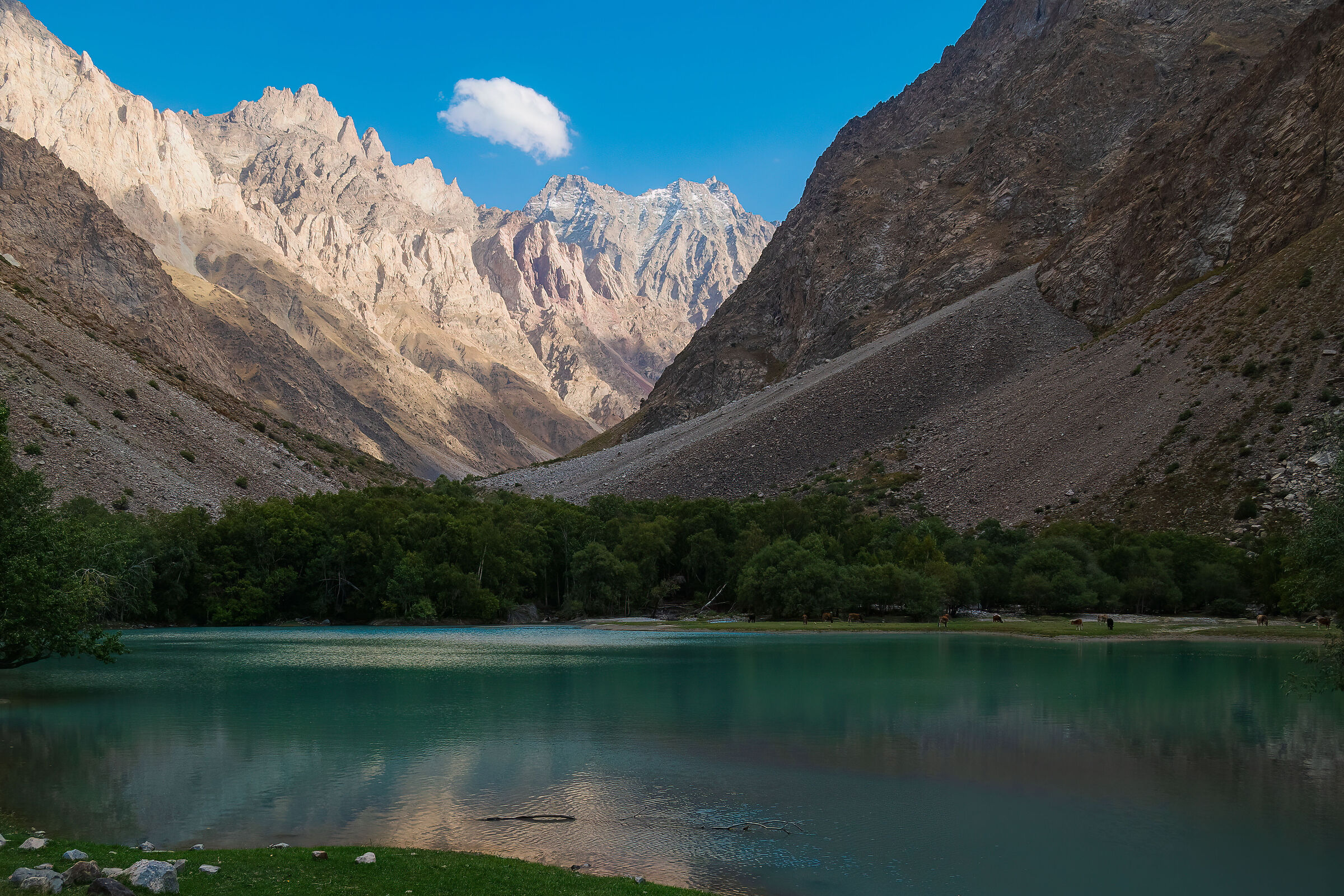 Pamir.Paesaggio Nella Valle del Bartang.