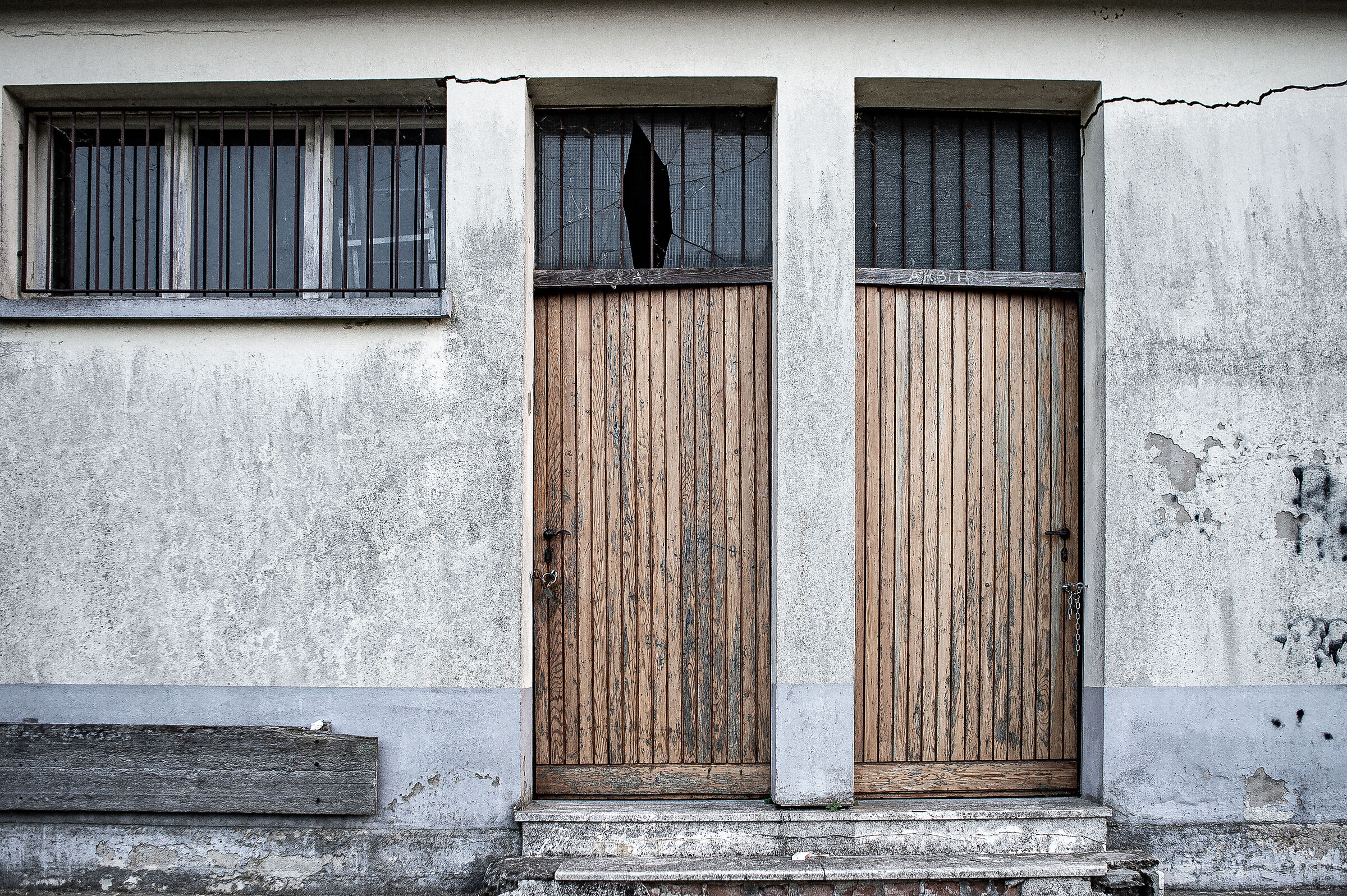 gli spogliatoi della parrocchia