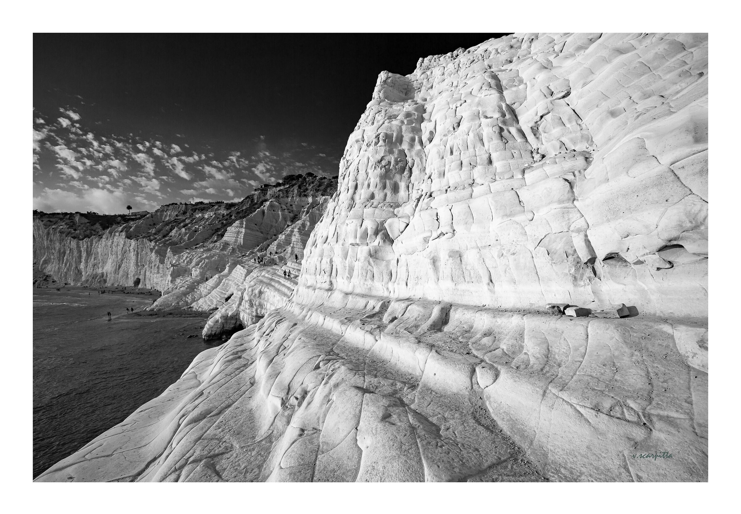 White and... still white of a staircase...