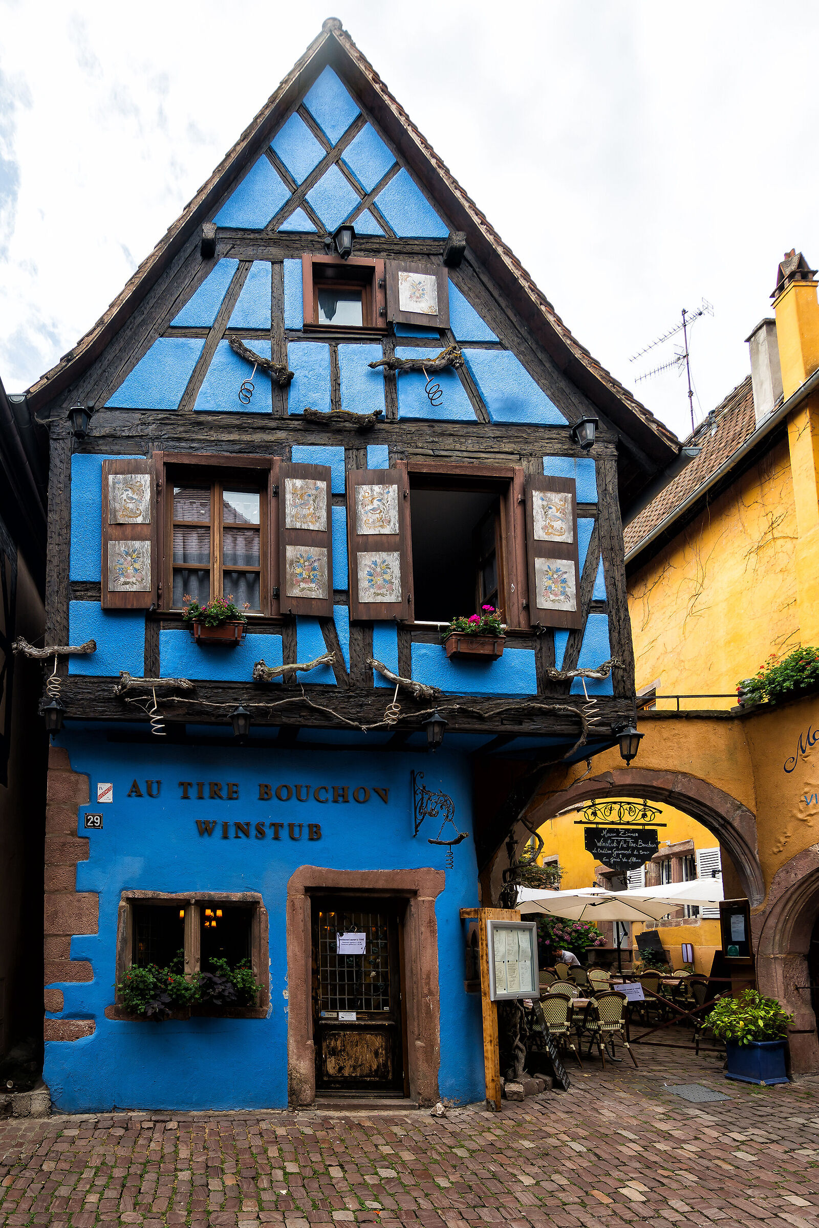 Blue cottage