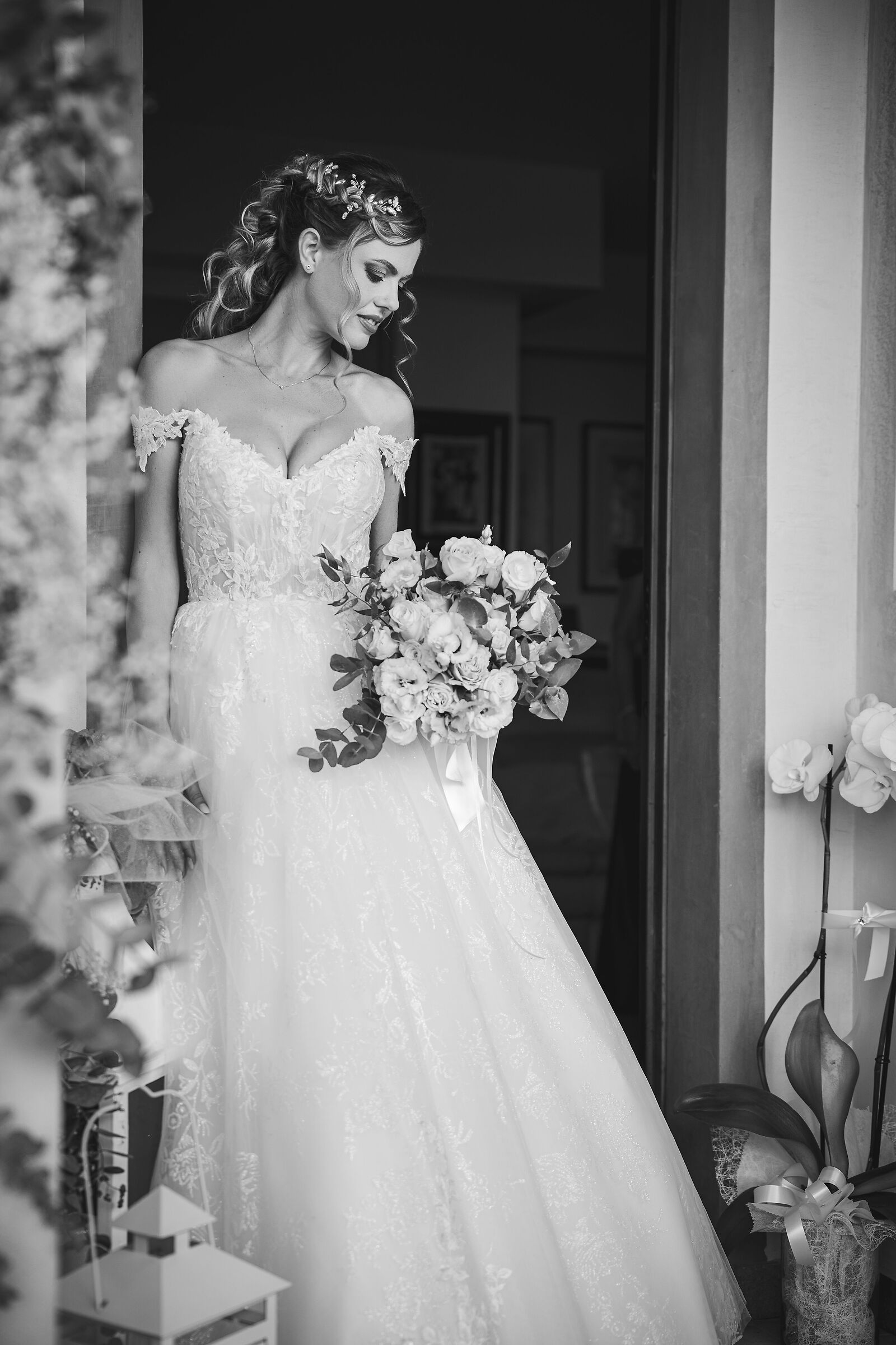 The exit of the bride