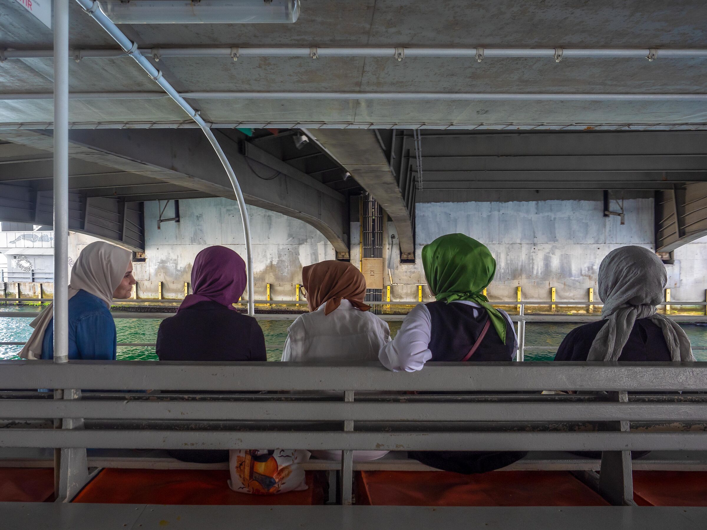 Women on the boat