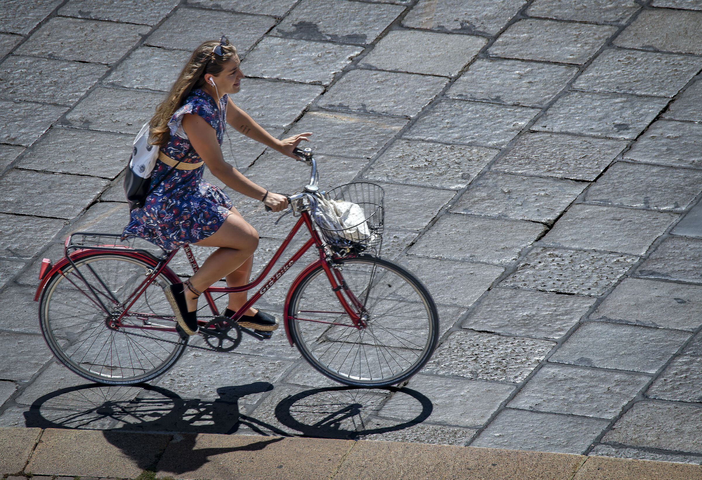 Female cyclist