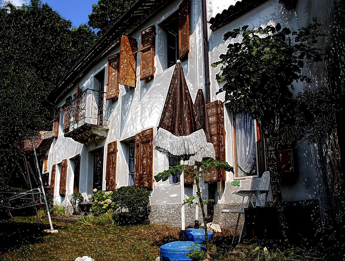 Tipica casa bellunese.