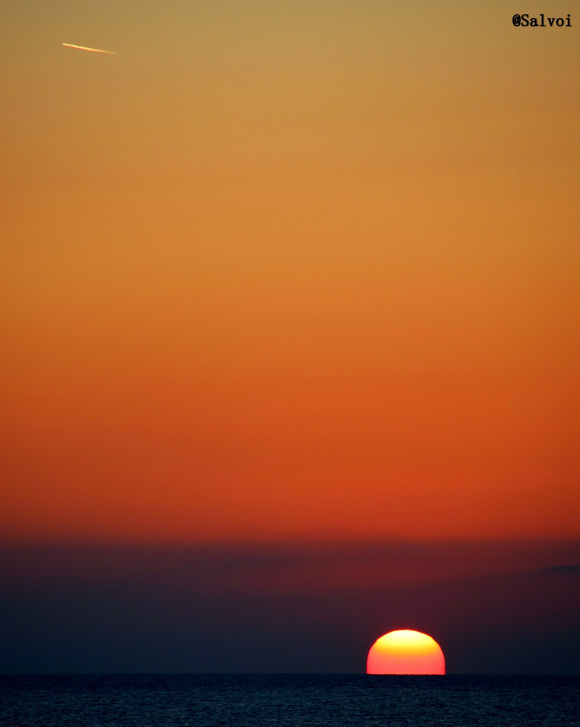 Sunrise by Plane