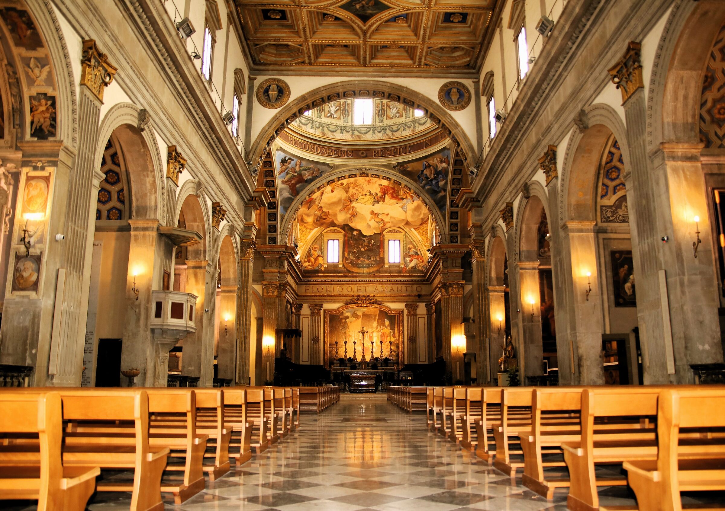 " Interior Basilica of Citta di Castello "