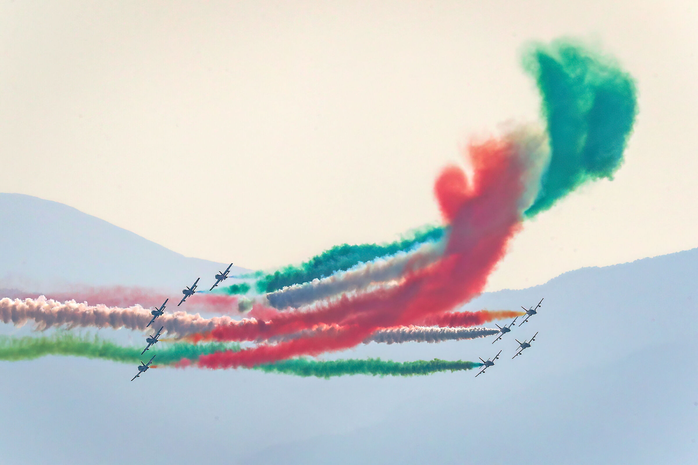 Frecce tricolori Cagliari August 2023