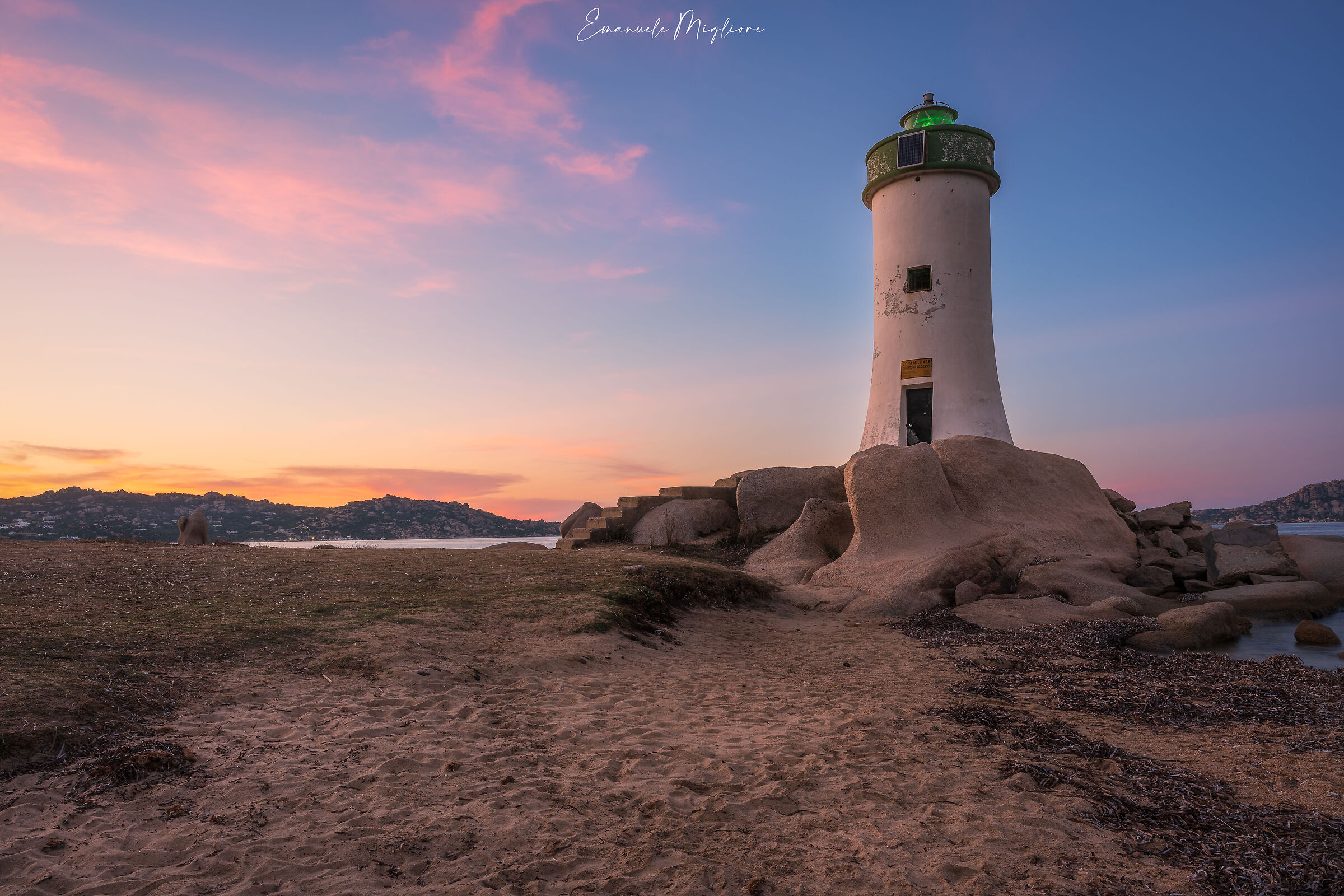 Tramonto presso Porto Faro - Palau(SS)