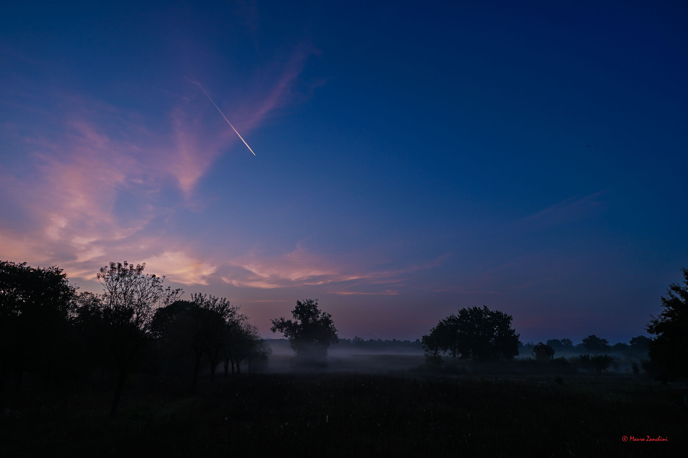 Alba dietro casa mia