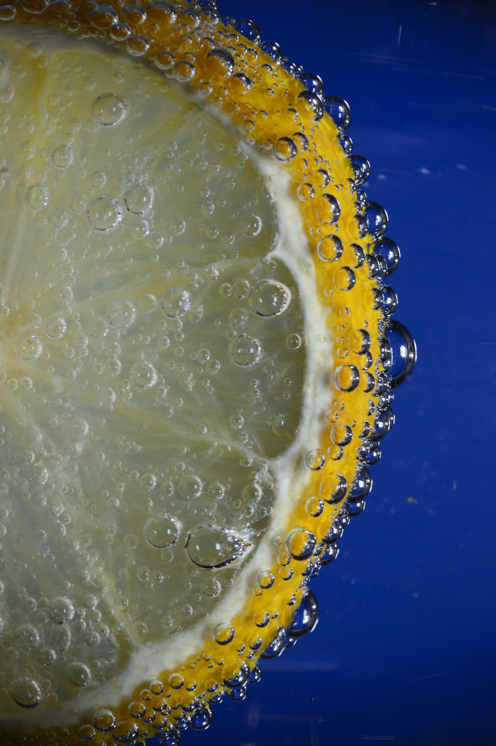 Lemon and bubbles