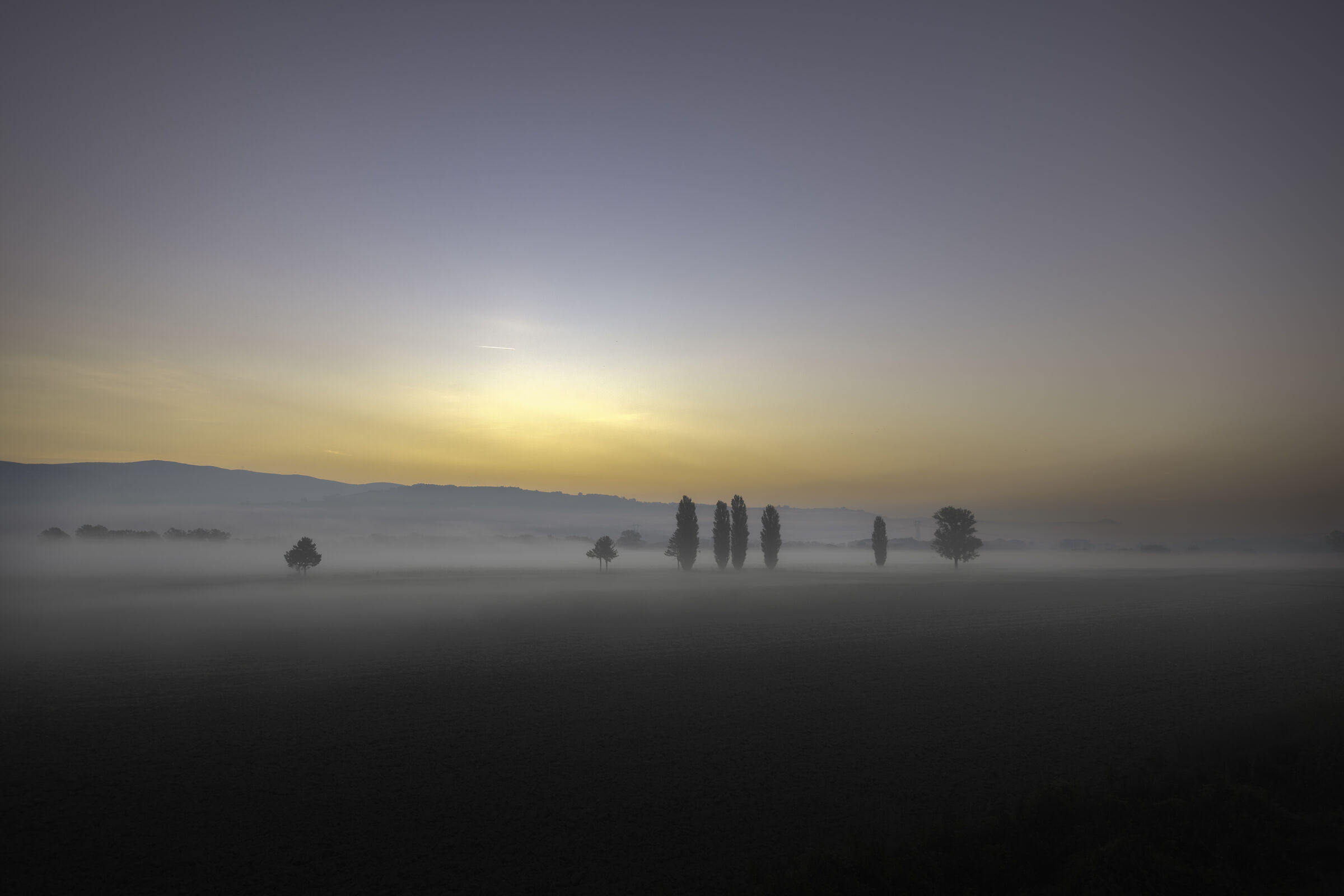 Sunrise on the A1