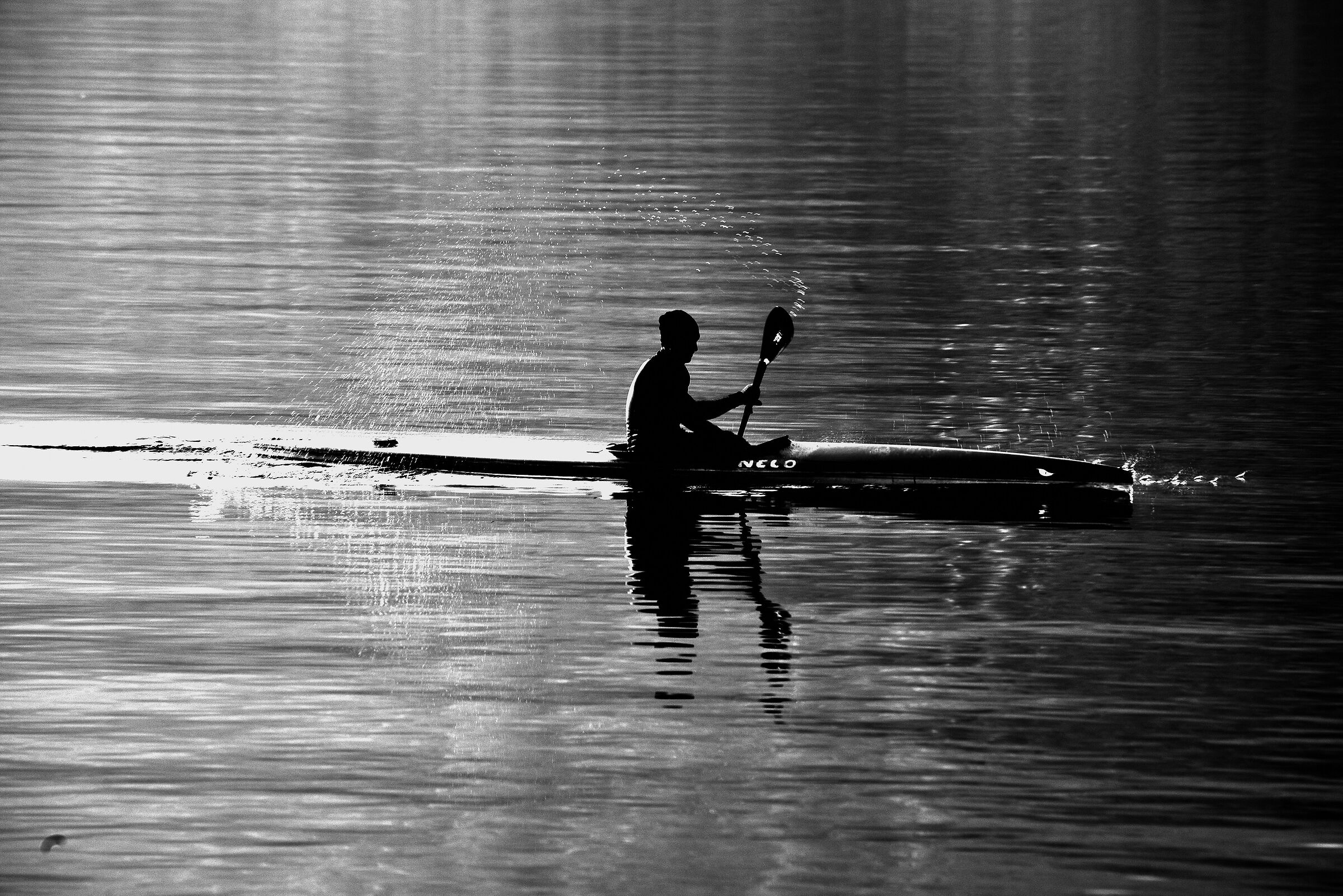 un allenamento sul lago
