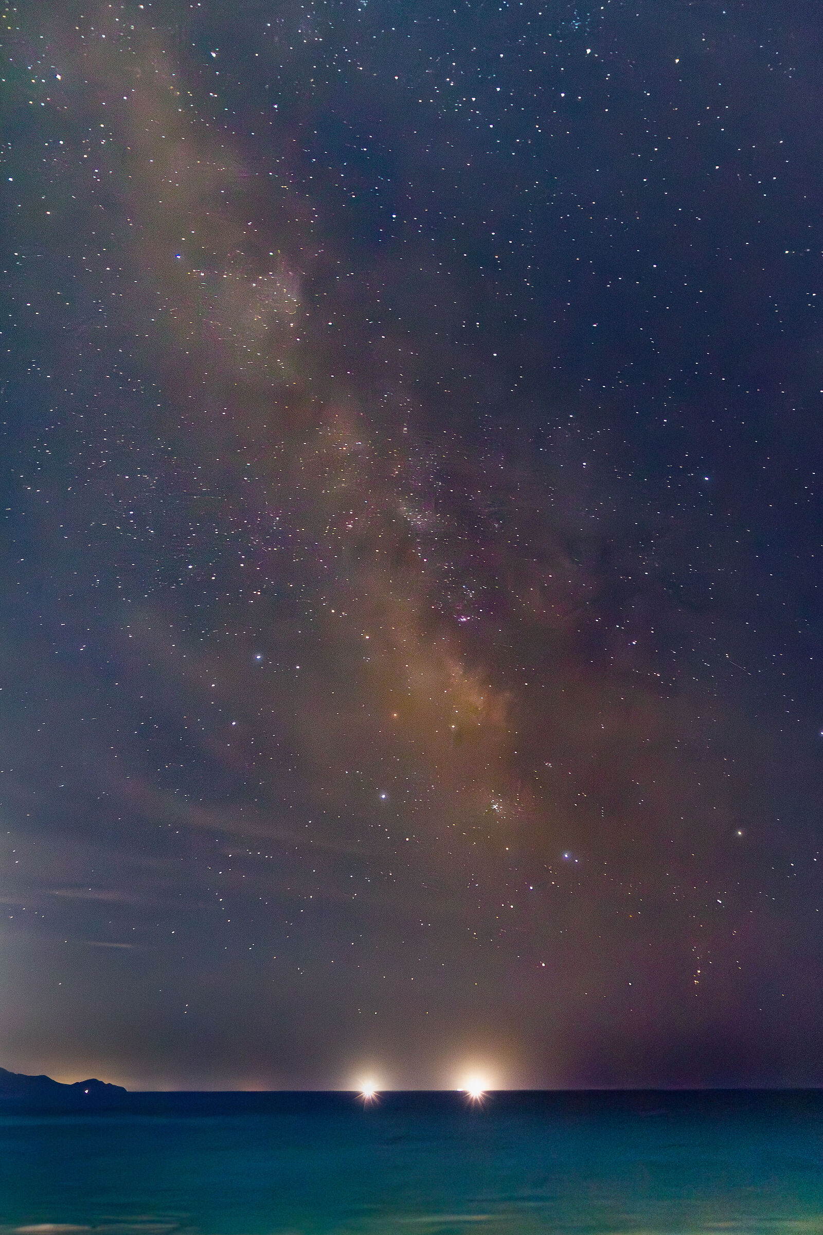 Milky Way from the walls of Alghero