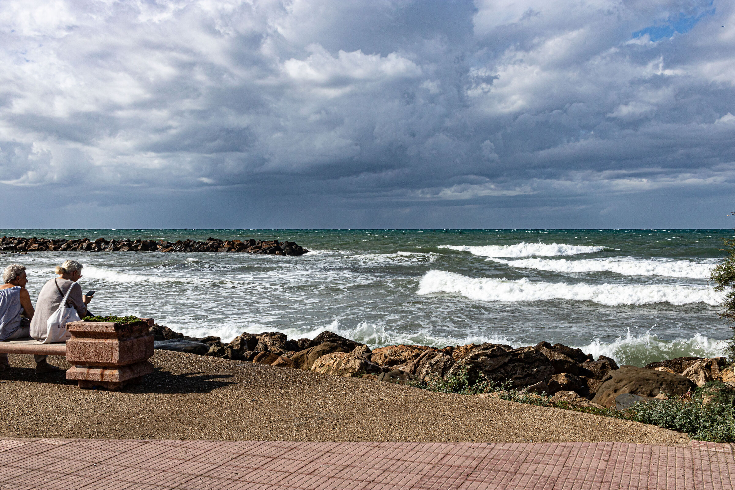 Waiting for the wave