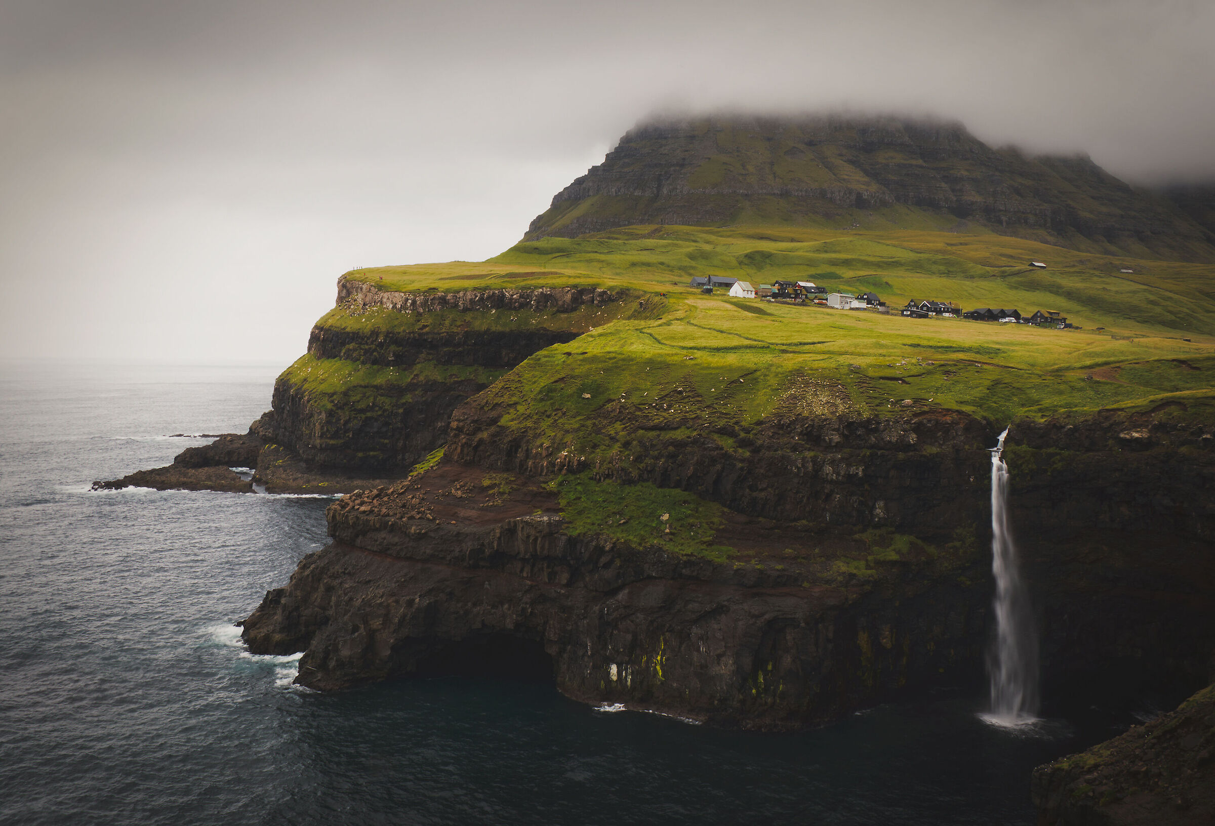 Múlafossur Waterfall