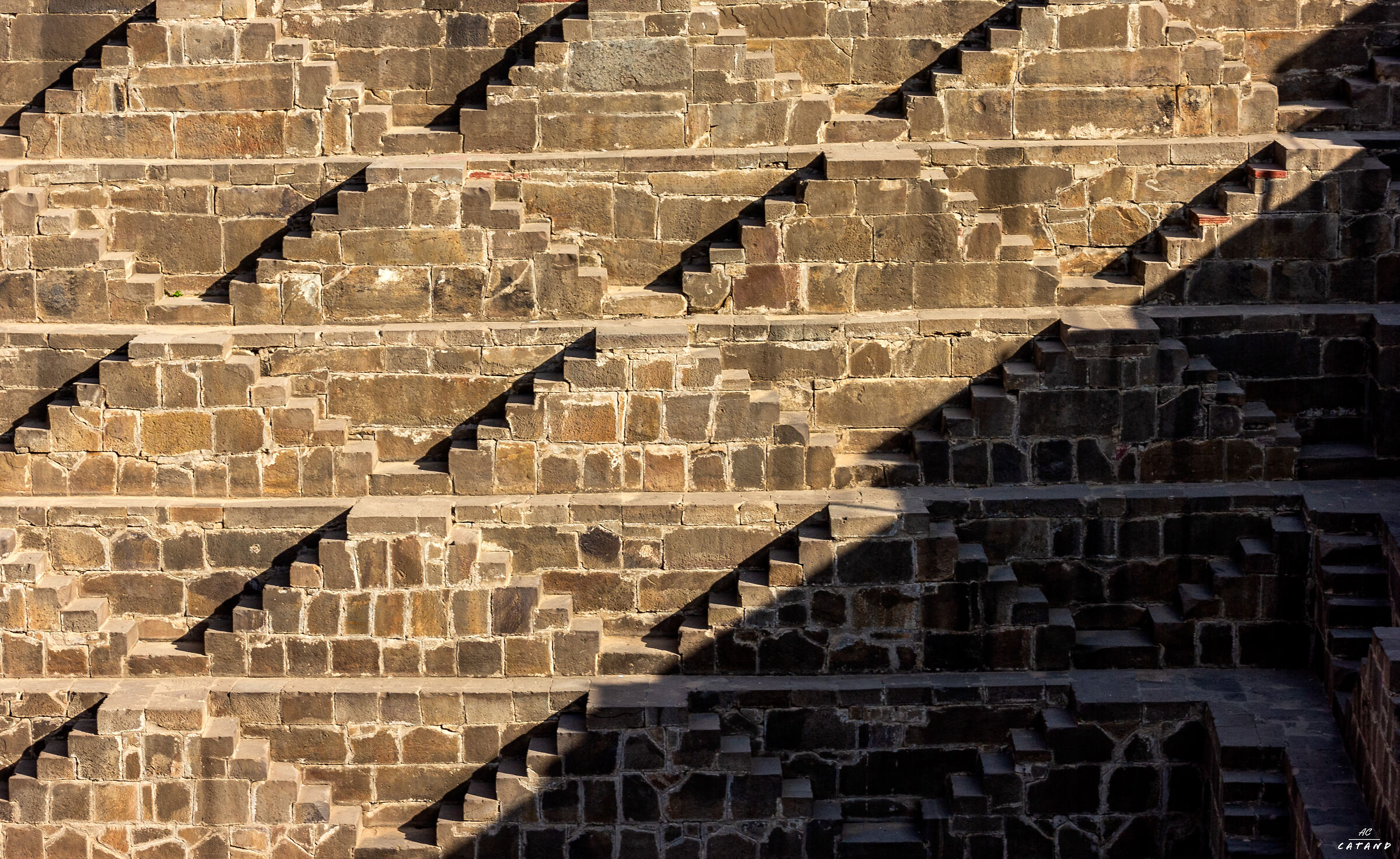 The world is made up of stairs ...