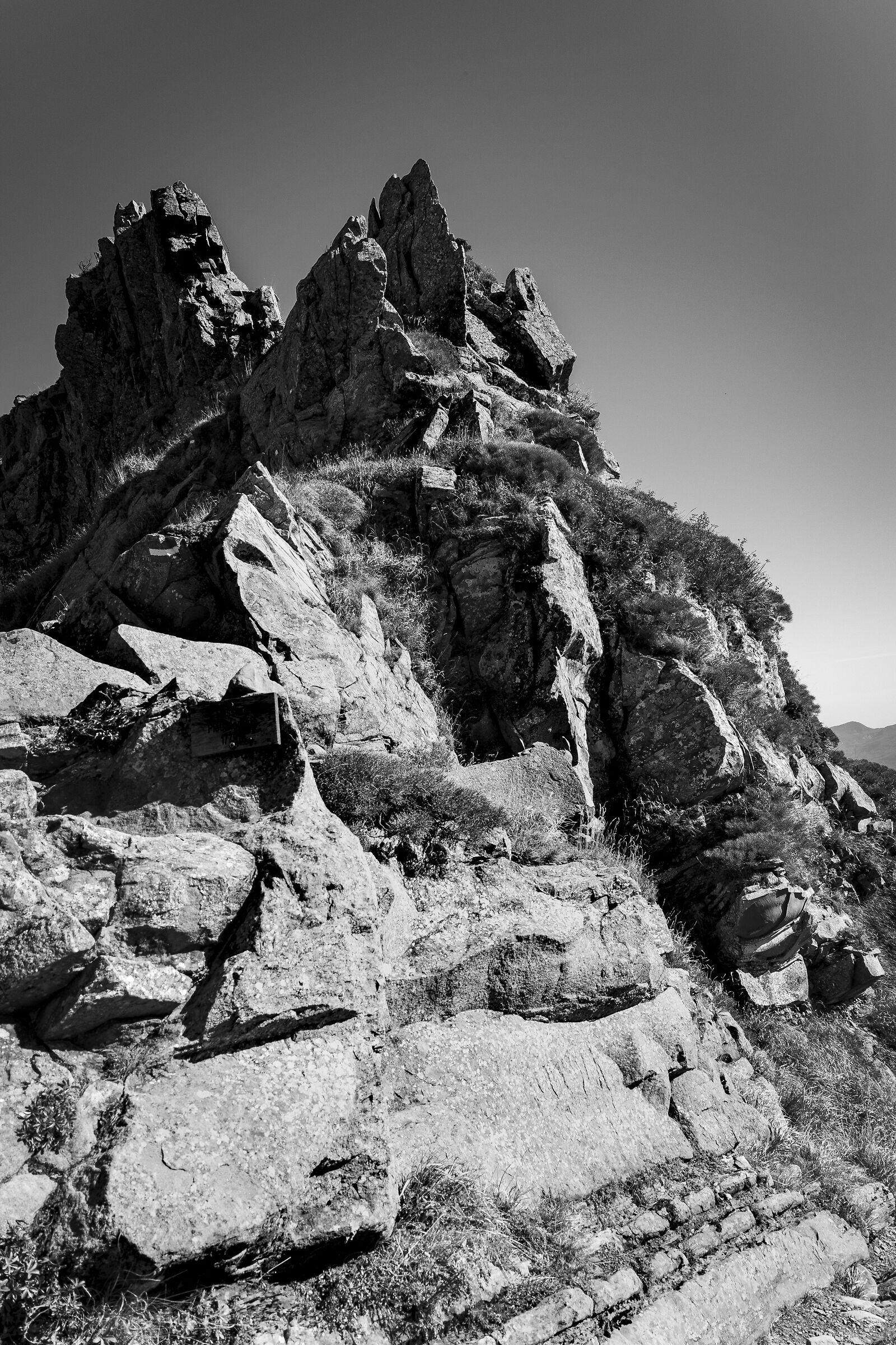 Passo di pietra tagliata
