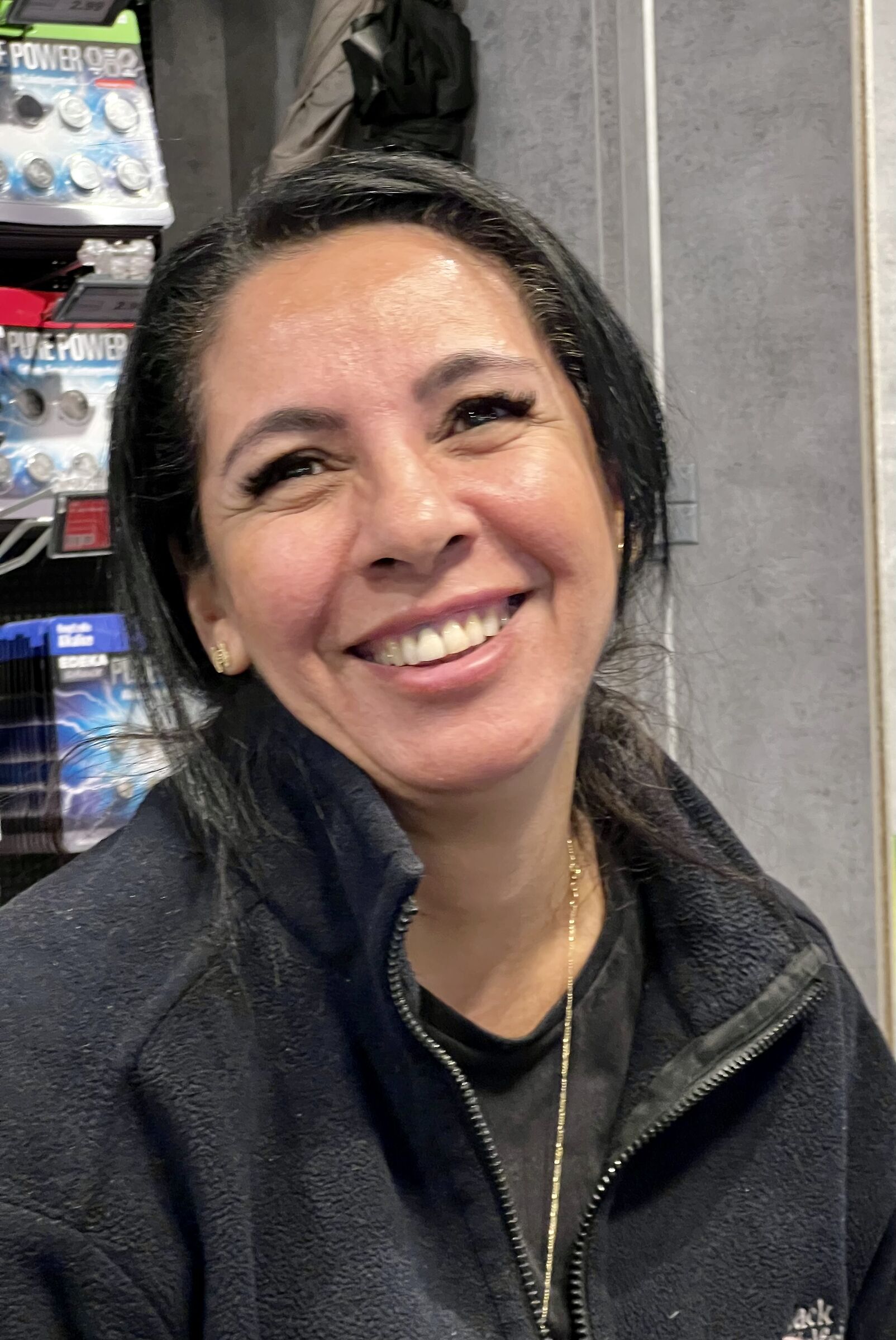 You know, I made the German cashier laugh!