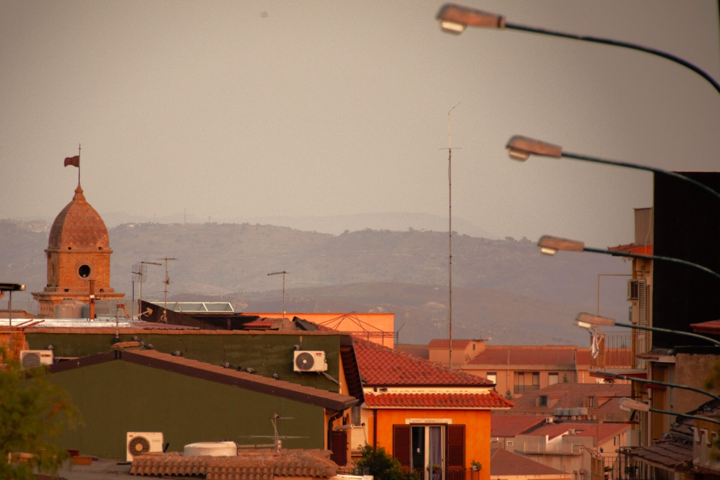 At sunset