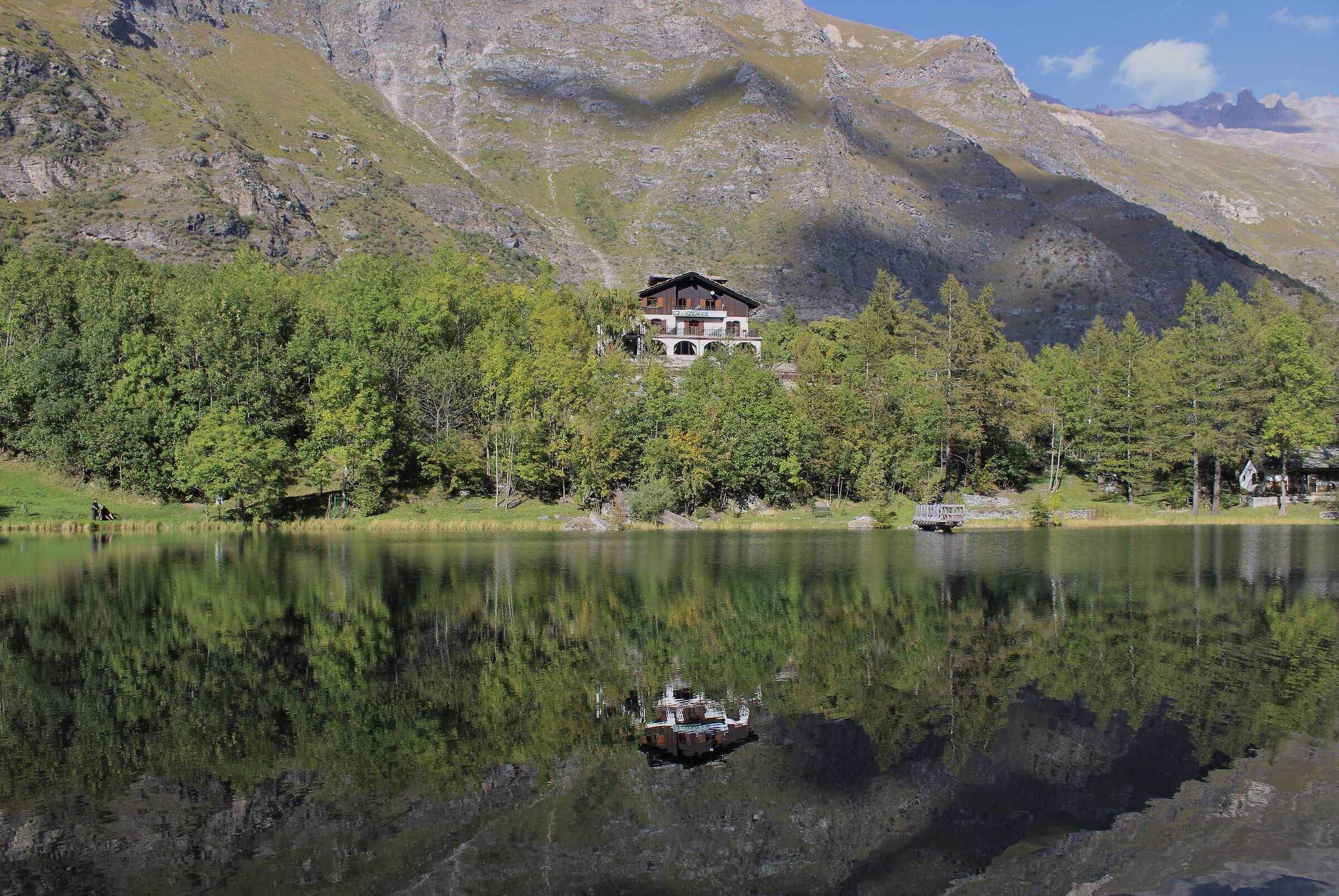 Reflection on the lake