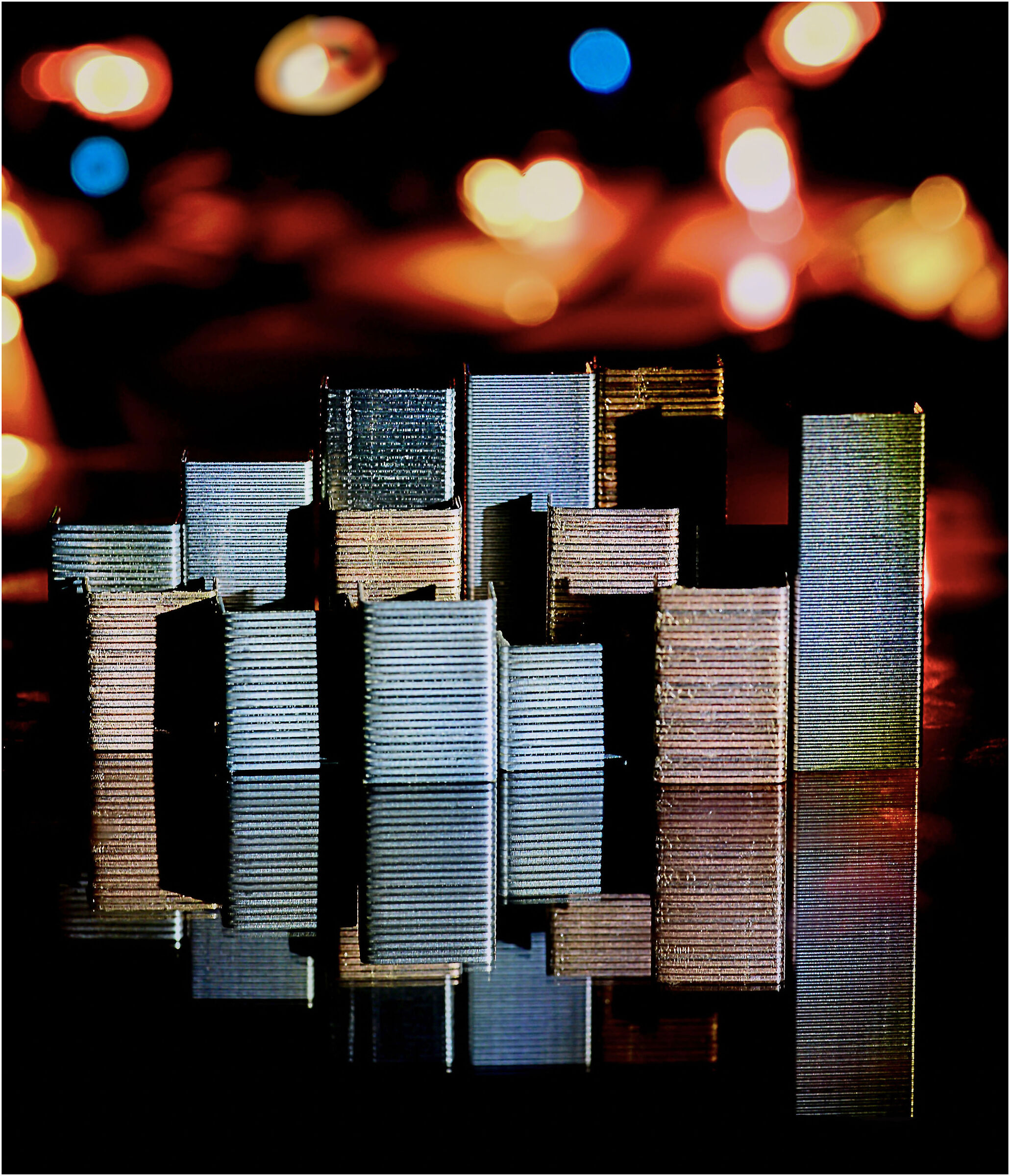 Riflessi sulla Baia di Manhattan