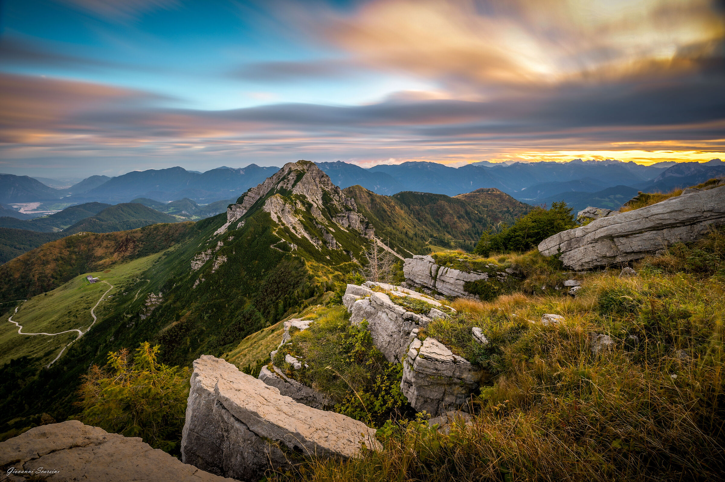 Tramonto dallo Zoncolan