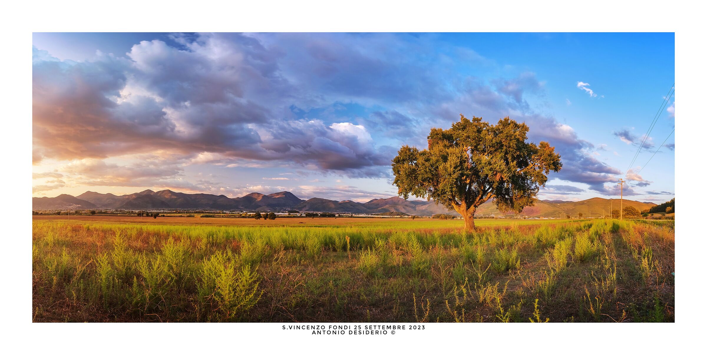 A late summer afternoon...