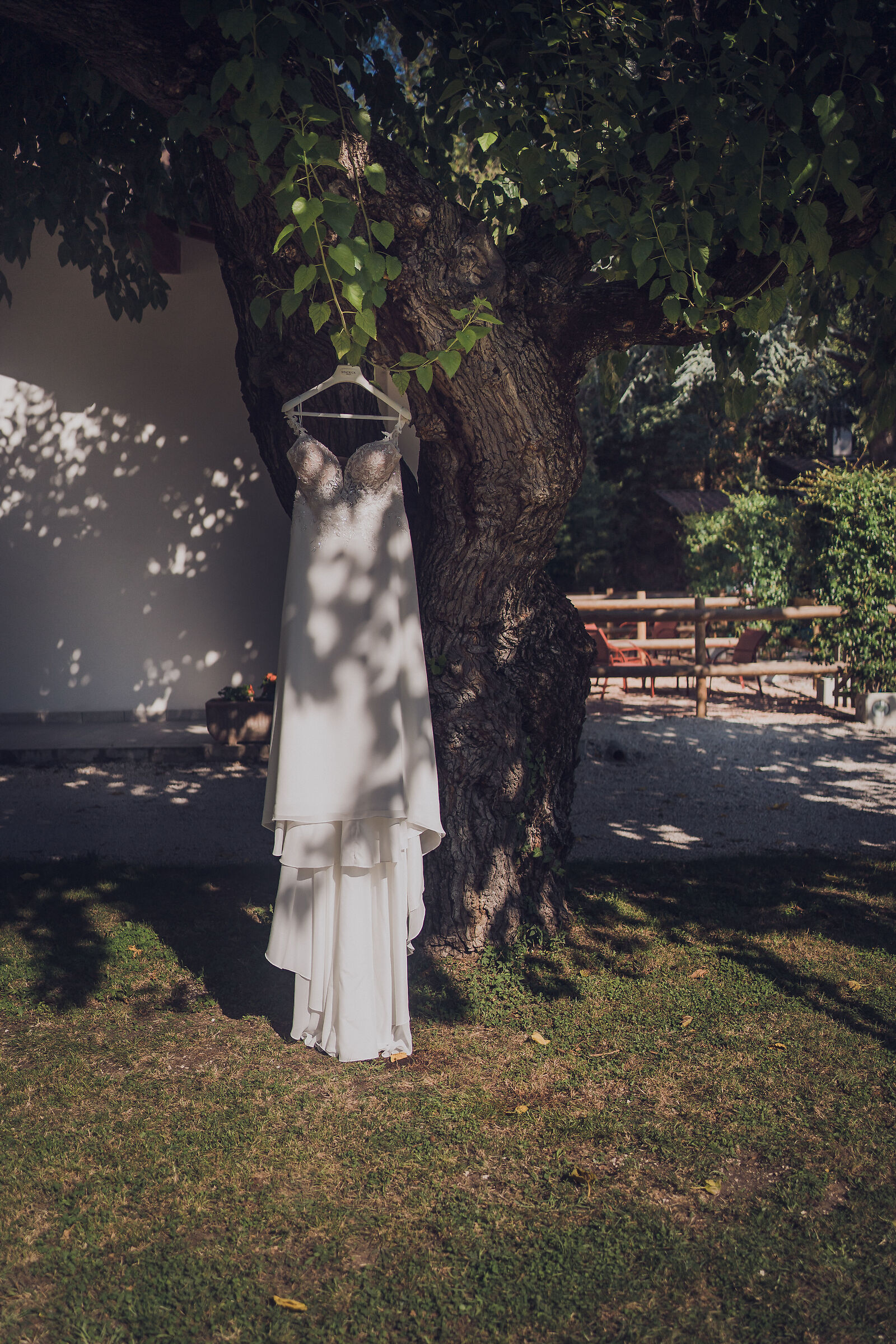 The wedding dress