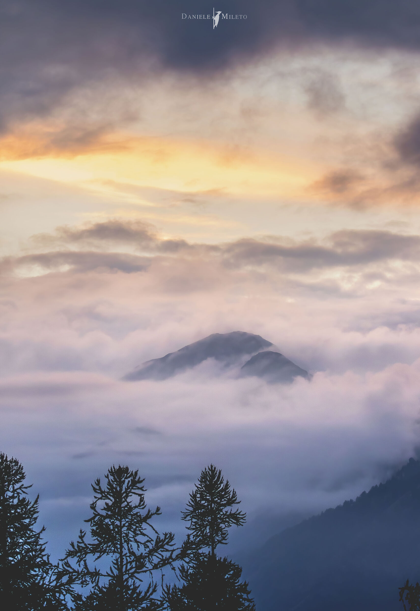 Views at first light in the morning