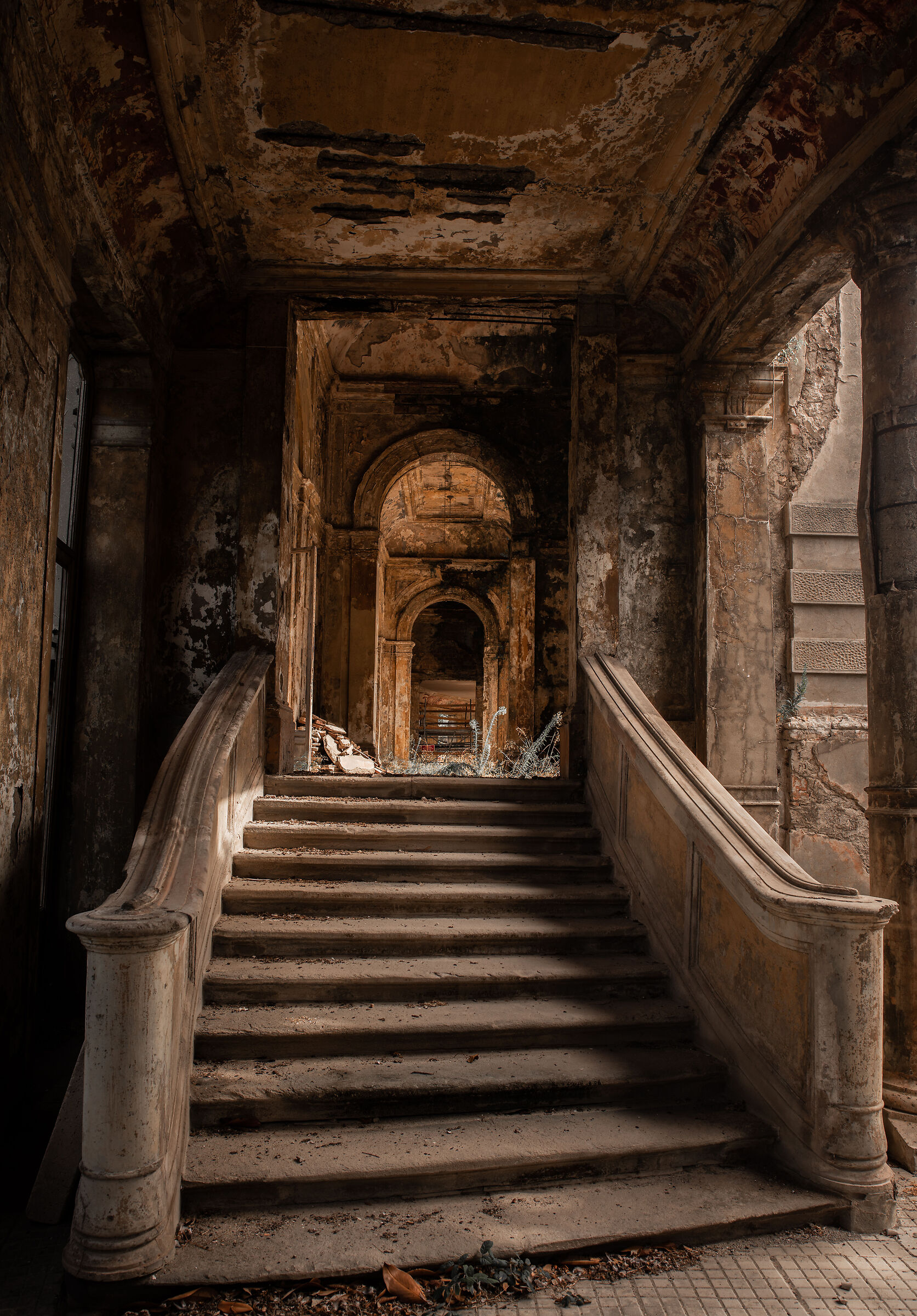 Livorno thermal baths, staircase