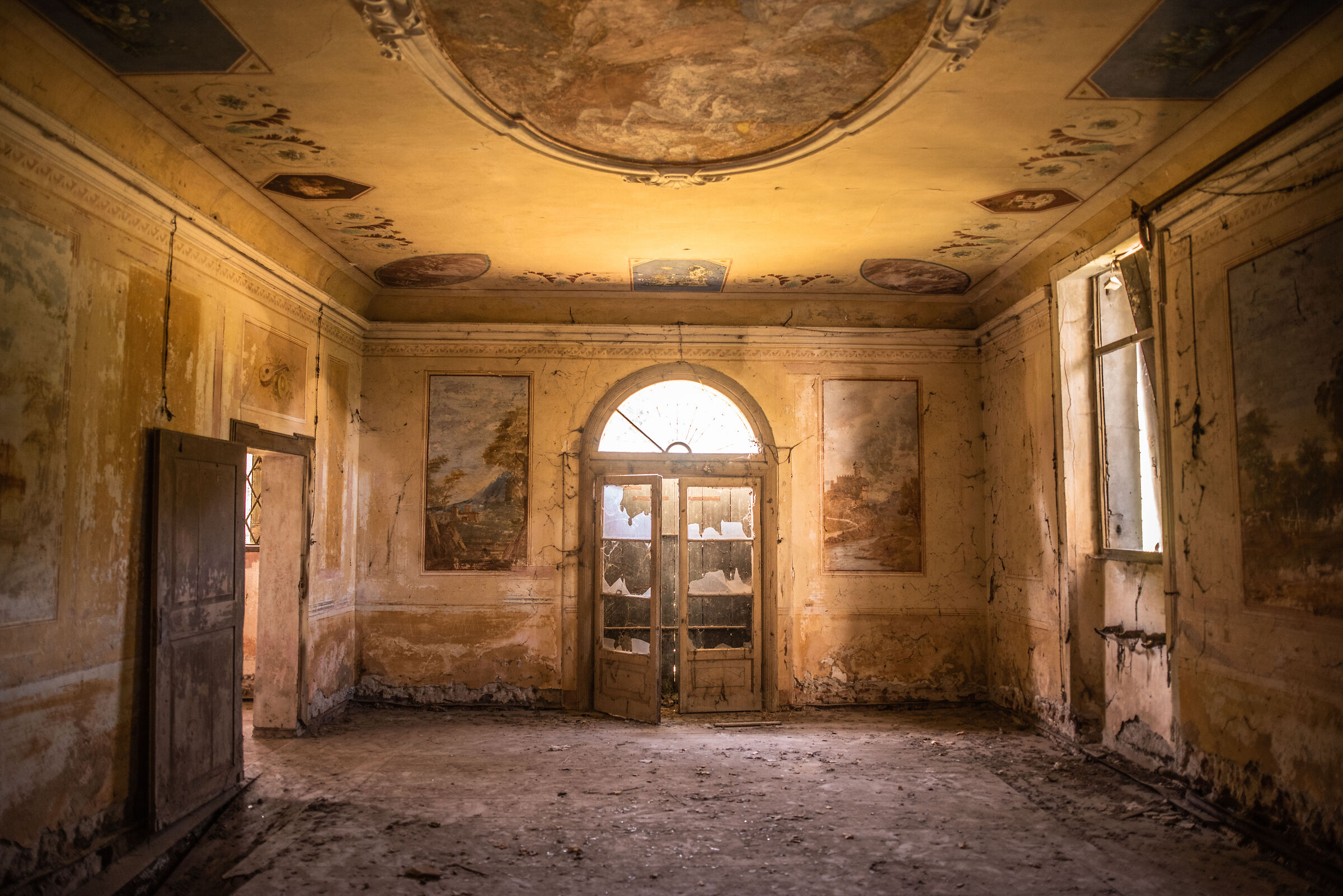 Villa della Dama Bianca, living room