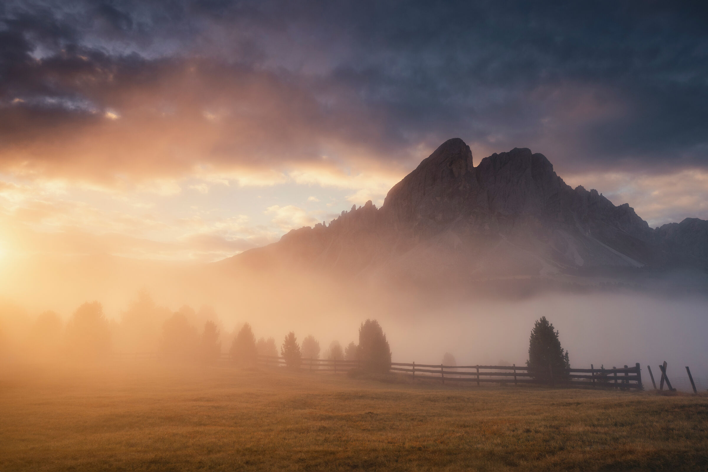 Sunrise at Sass de Putia