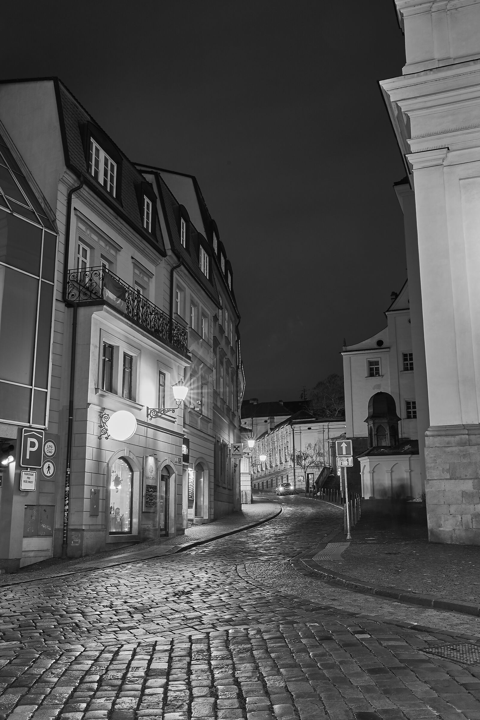 Brno in the night