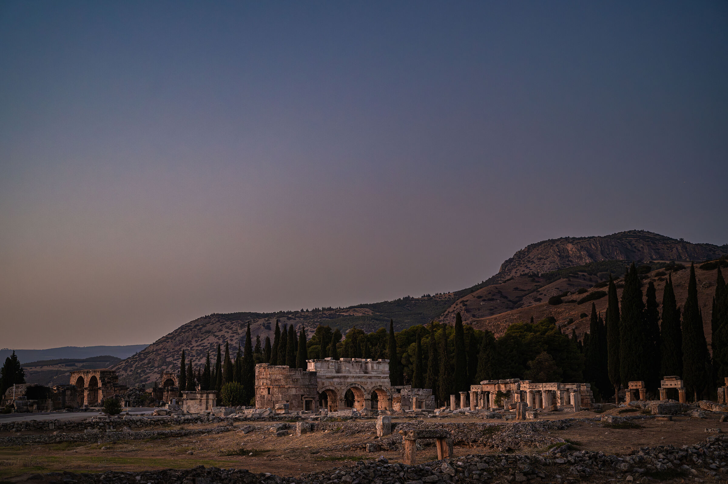Thermochurches and Porta di Frontino (entrance to Plateia)