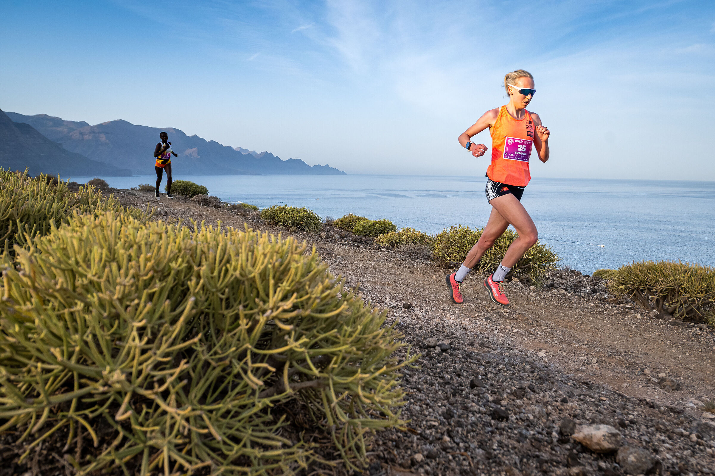 Corsa in montagna alle Canarie