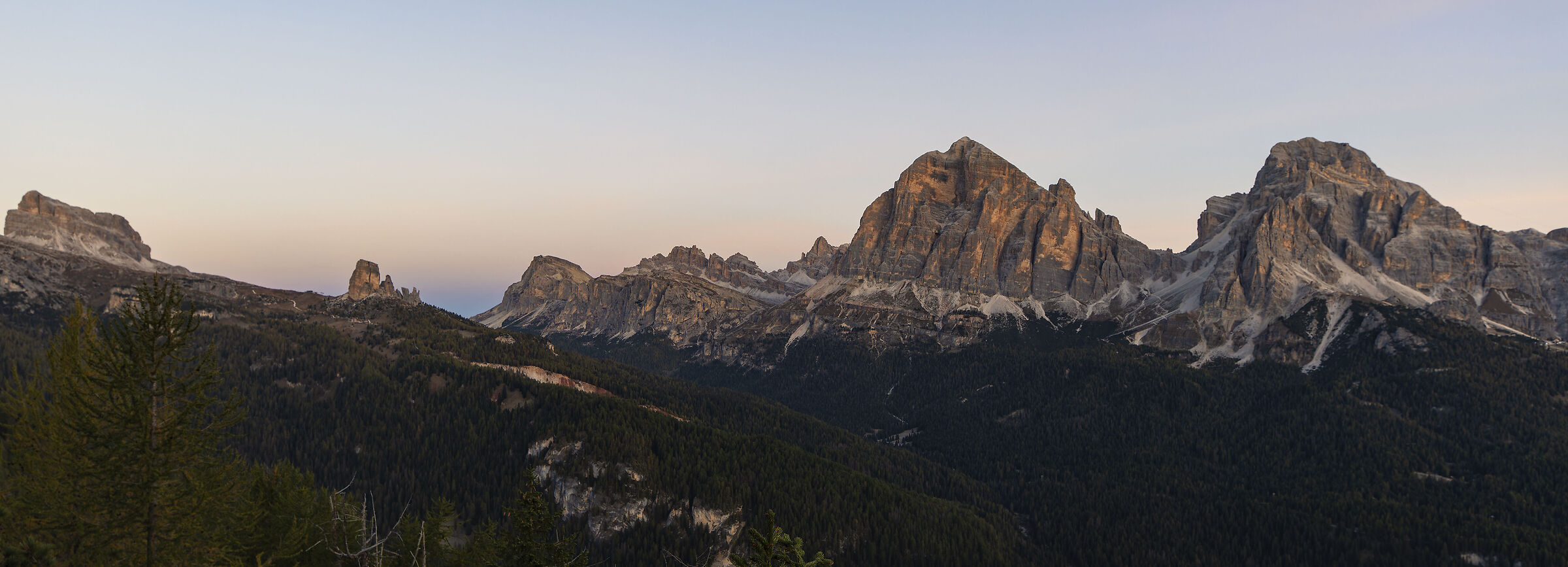Sunrise on the Tofane